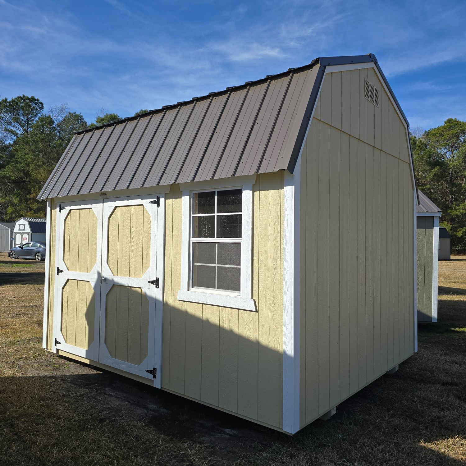 10x12 Lofted Barn-Side Entrance