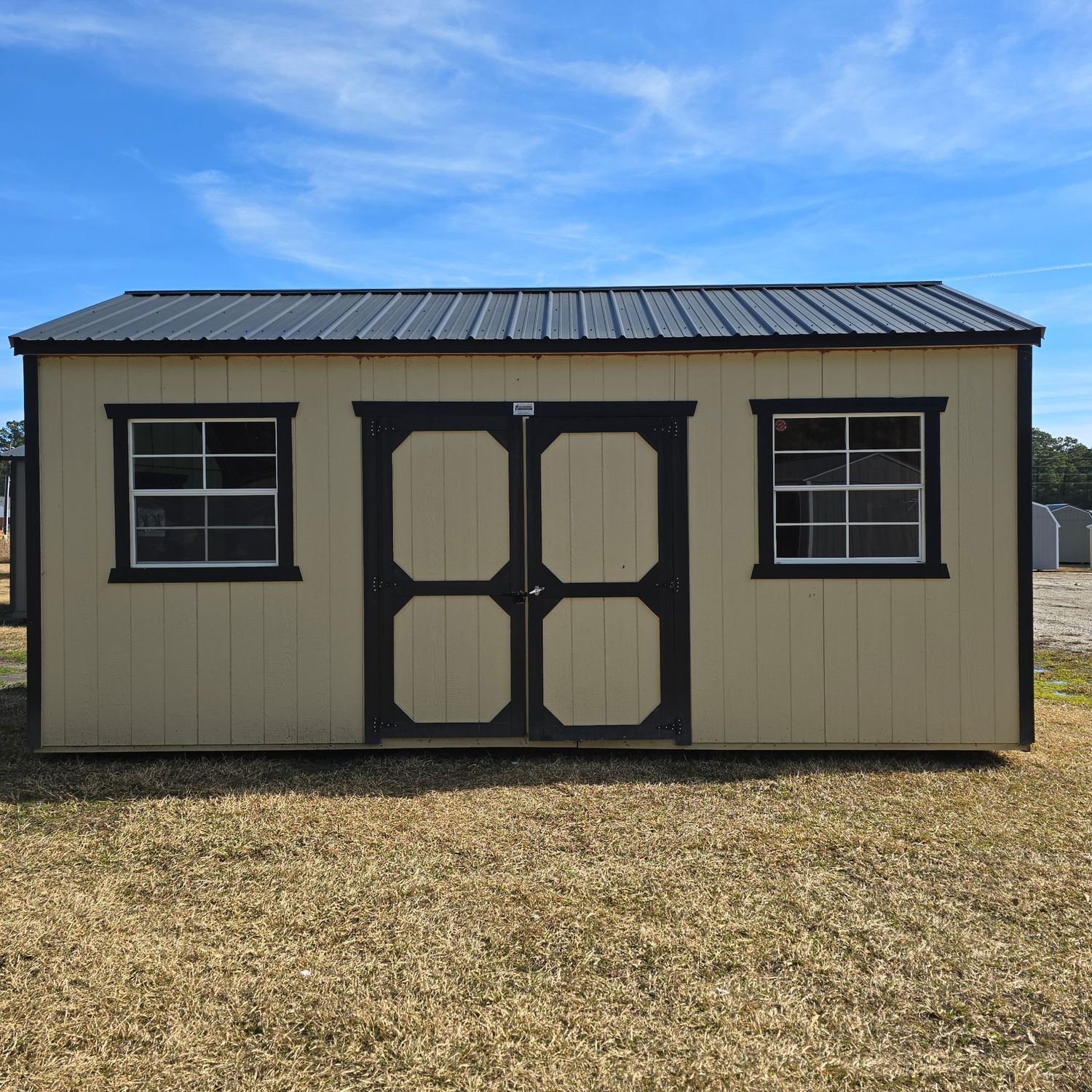 10x20 Utility Shed-Side Entrance