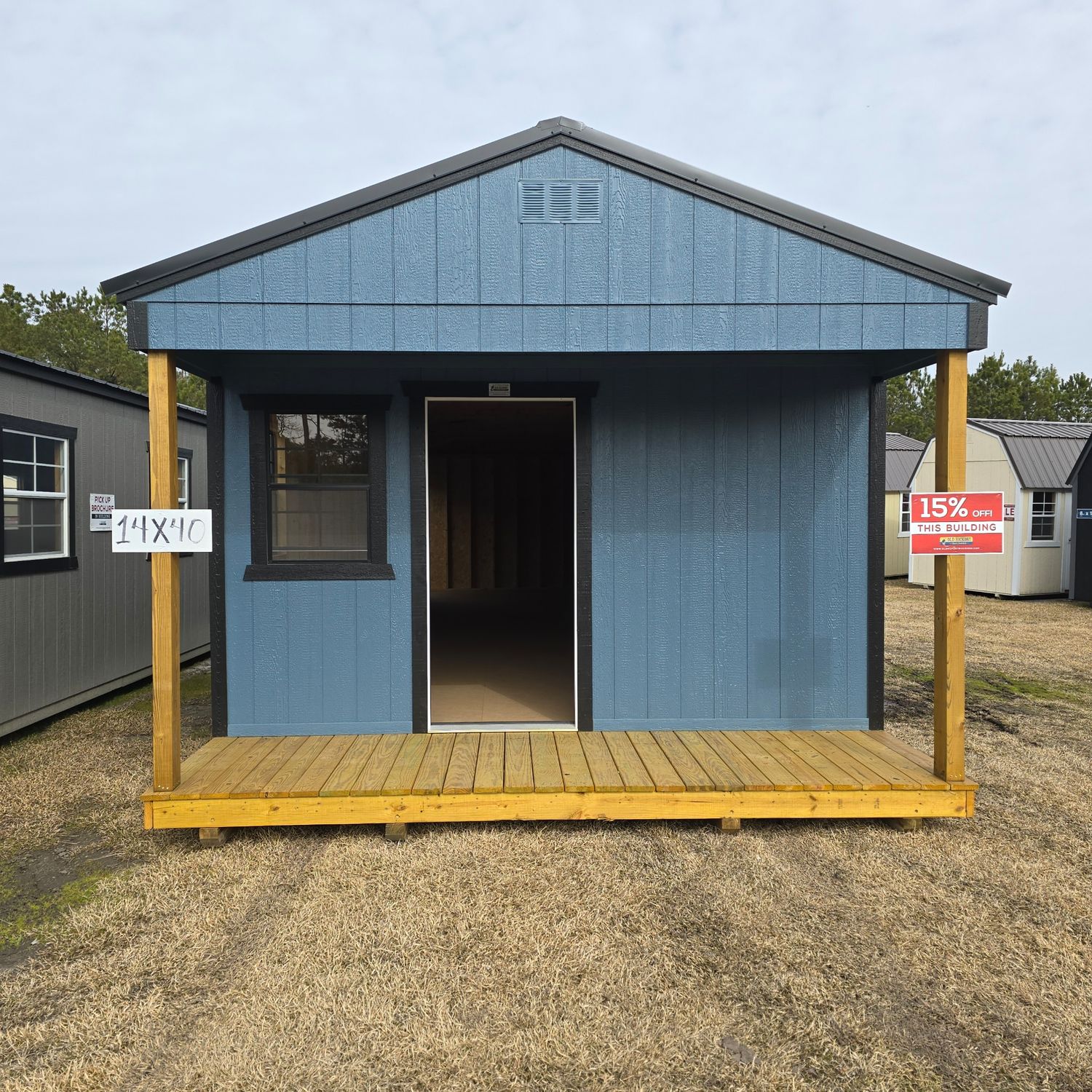 14x40 Utility Shed-Playhouse Package