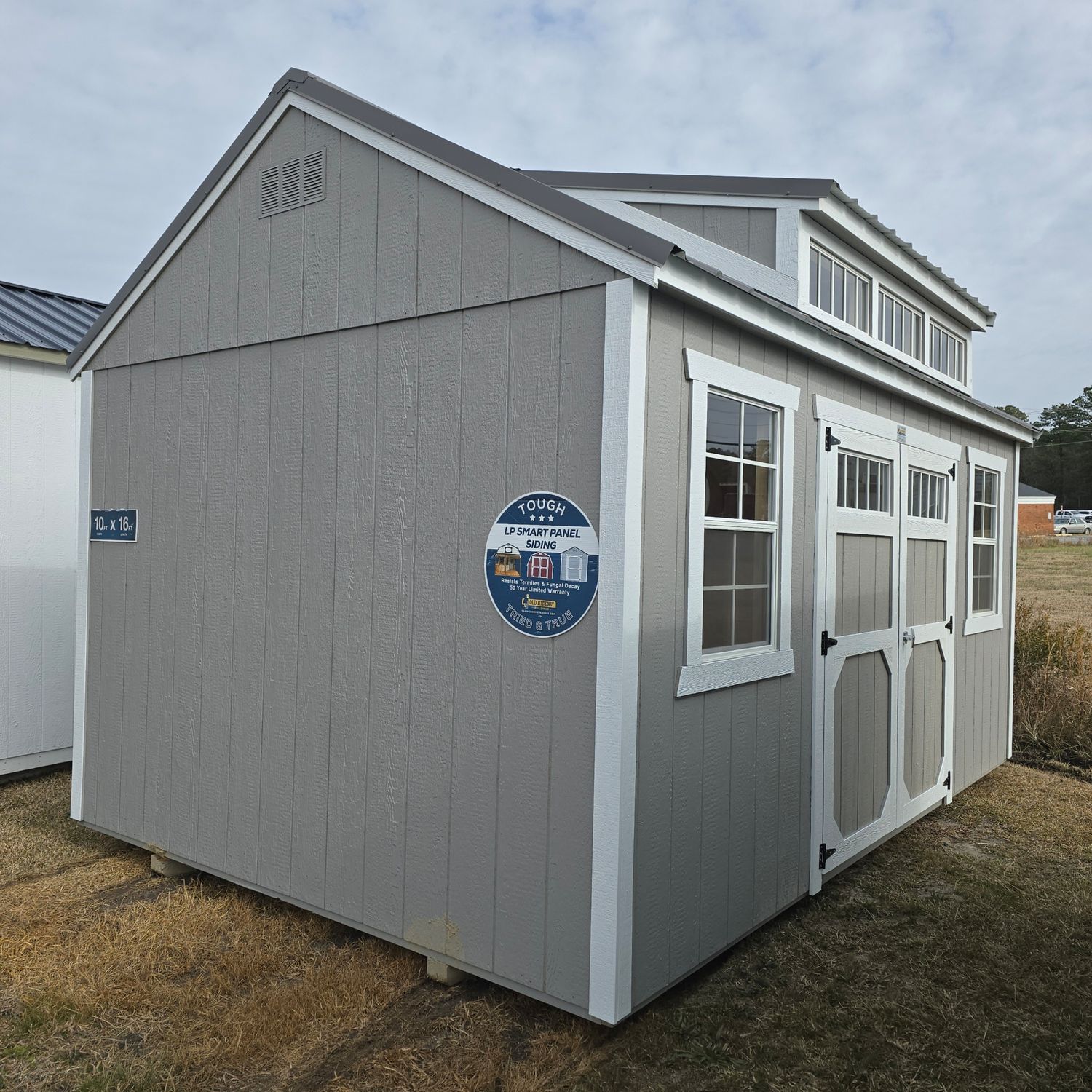 10x16 Utility Shed-Dormer Package