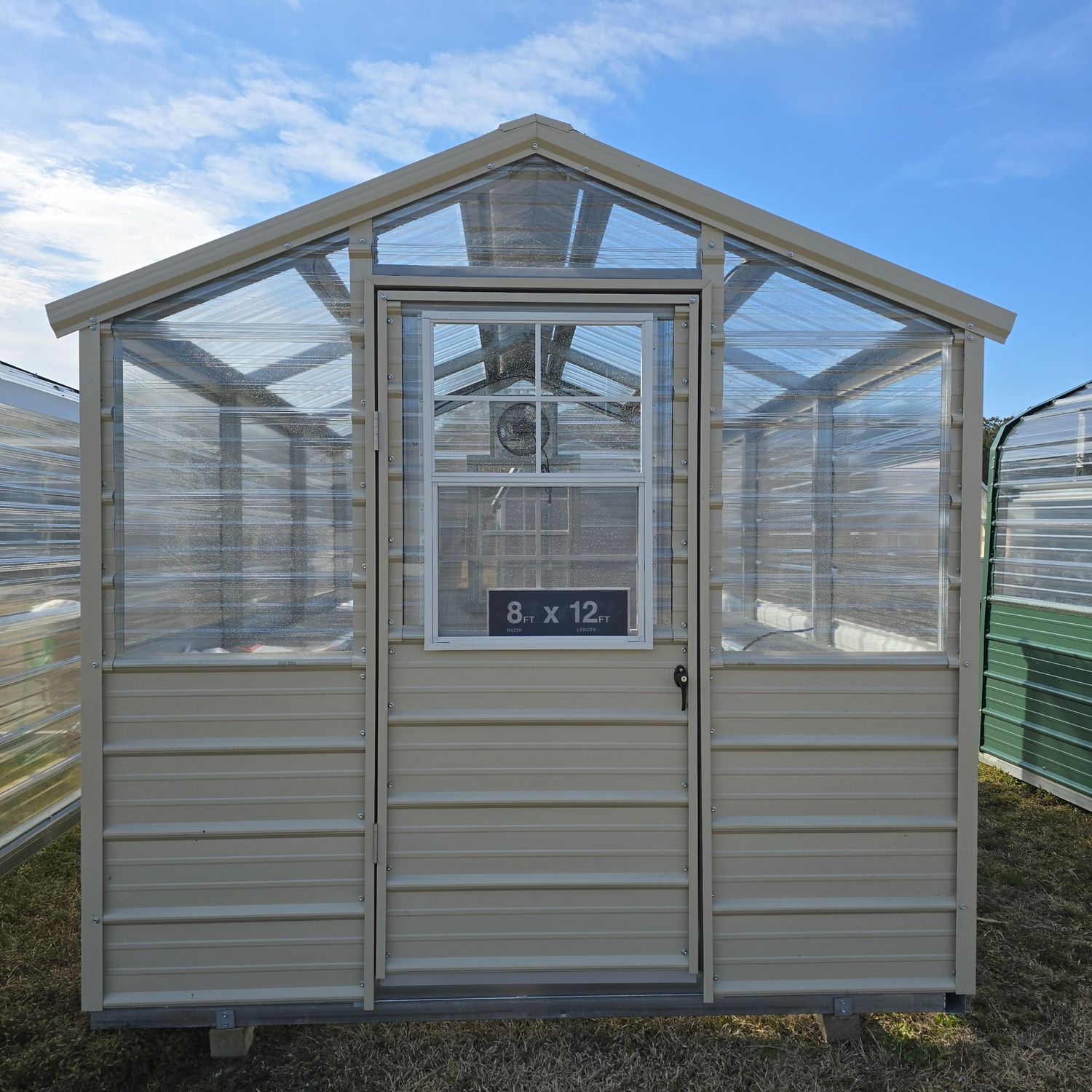 08x12 Vertical Roof Greenhouse