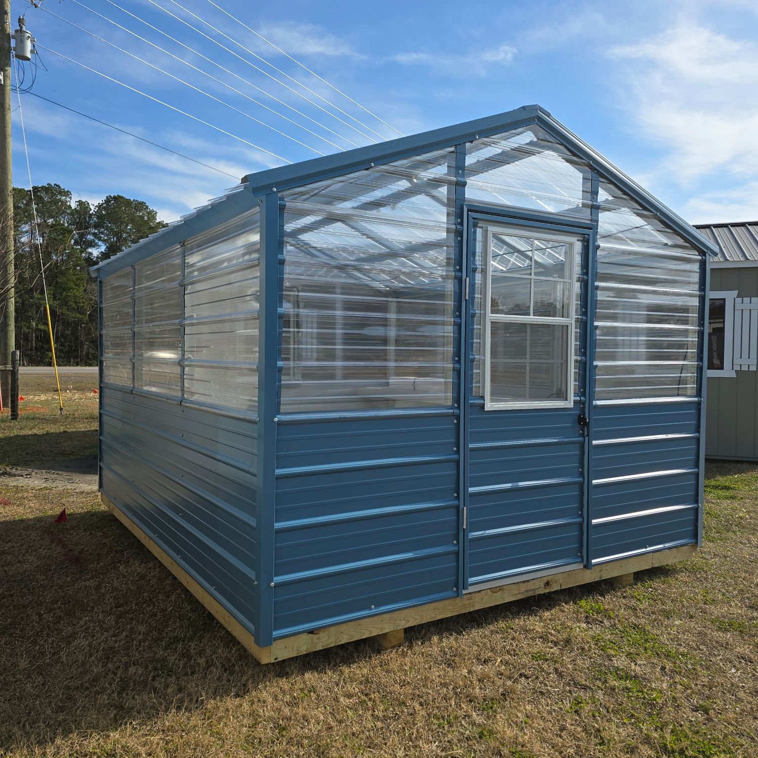 10x12 Vertical Roof Greenhouse