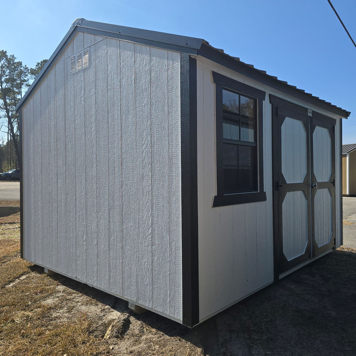 10x12 Utility Shed-Side Entrance