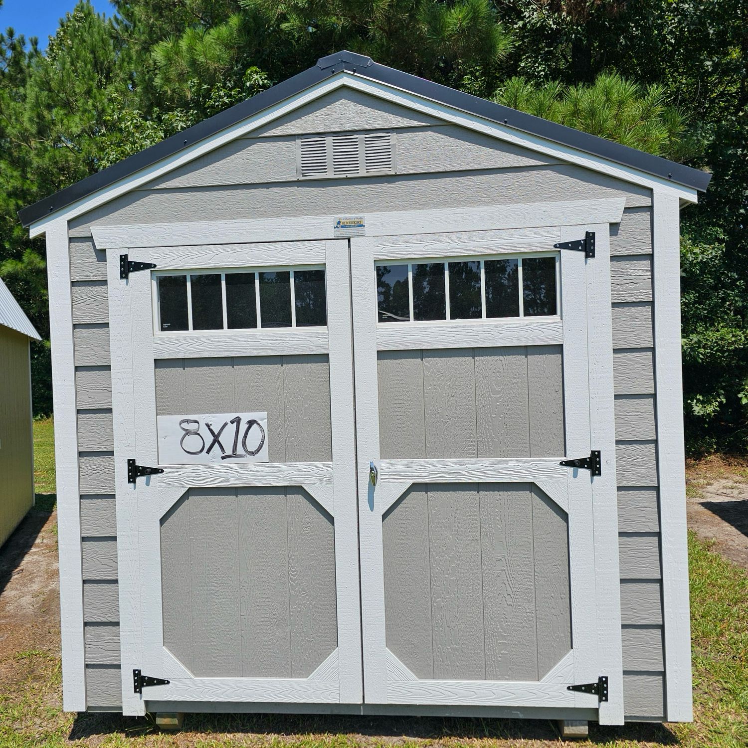 08x10 Utility Shed-Front Entrance