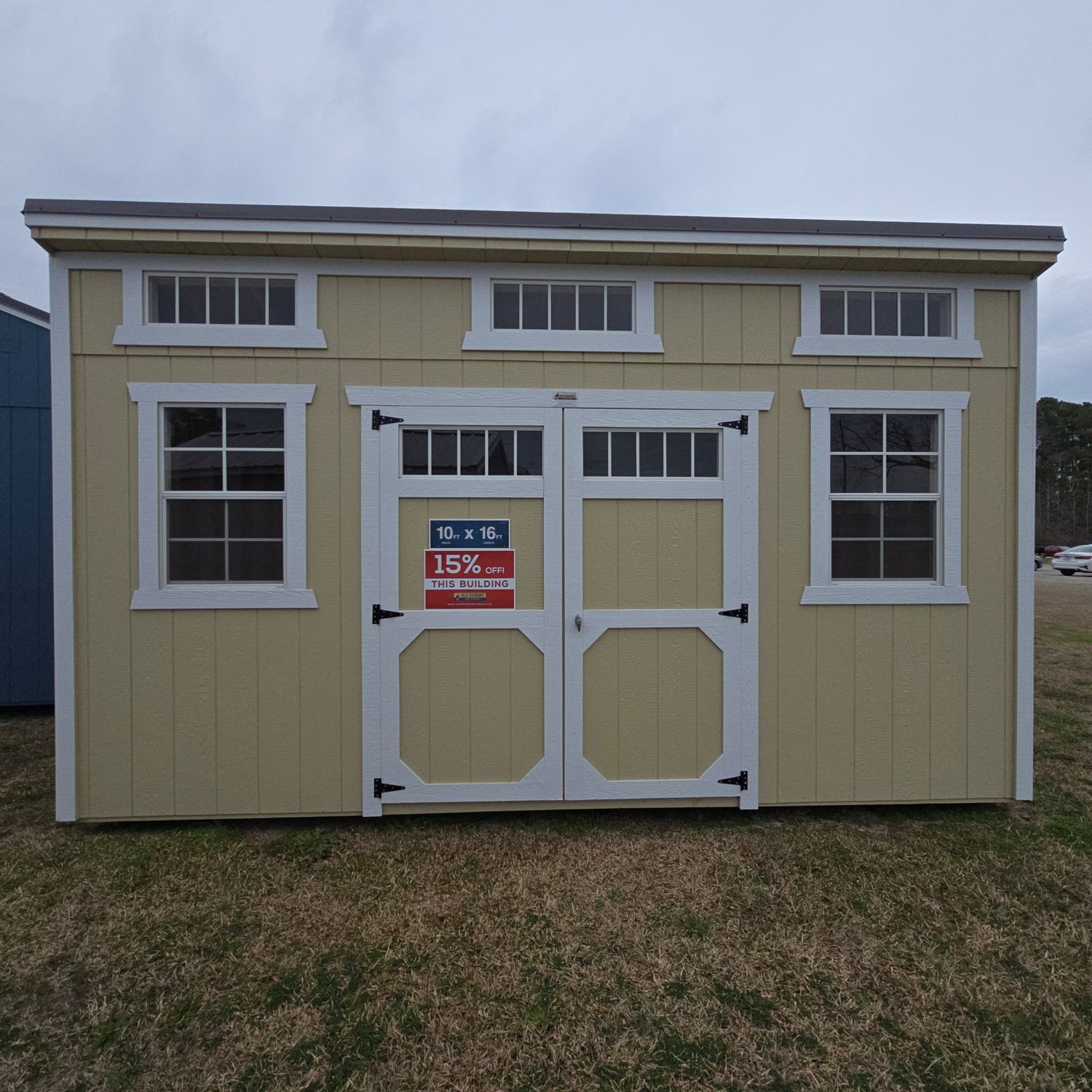 10x16 Single Slope Shed