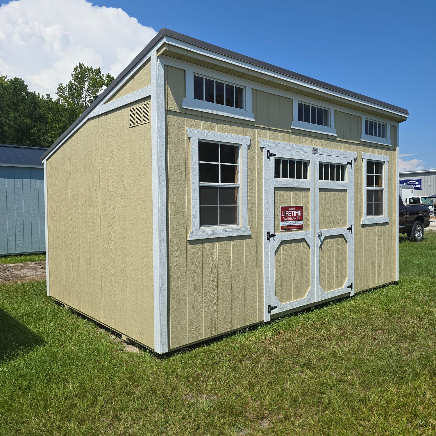 10x16 Single Slope Shed 10x16 Single Slope Shed