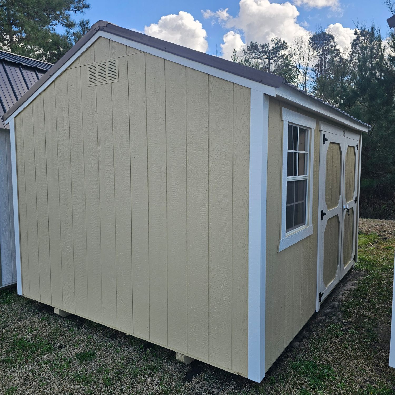 10x12 Utility Shed  - Side Entrance