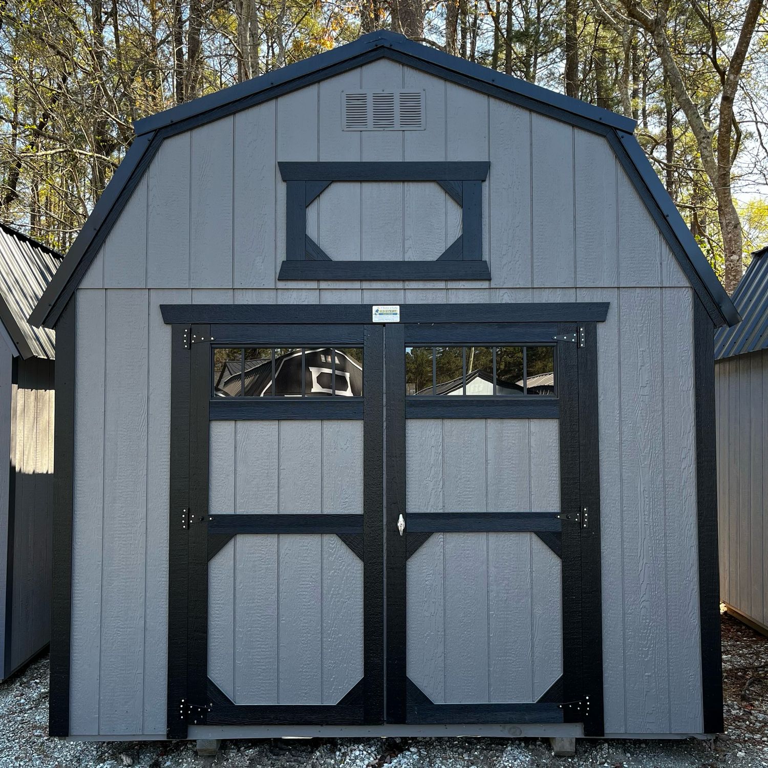 10x16 Lofted Barn - Front Entrance