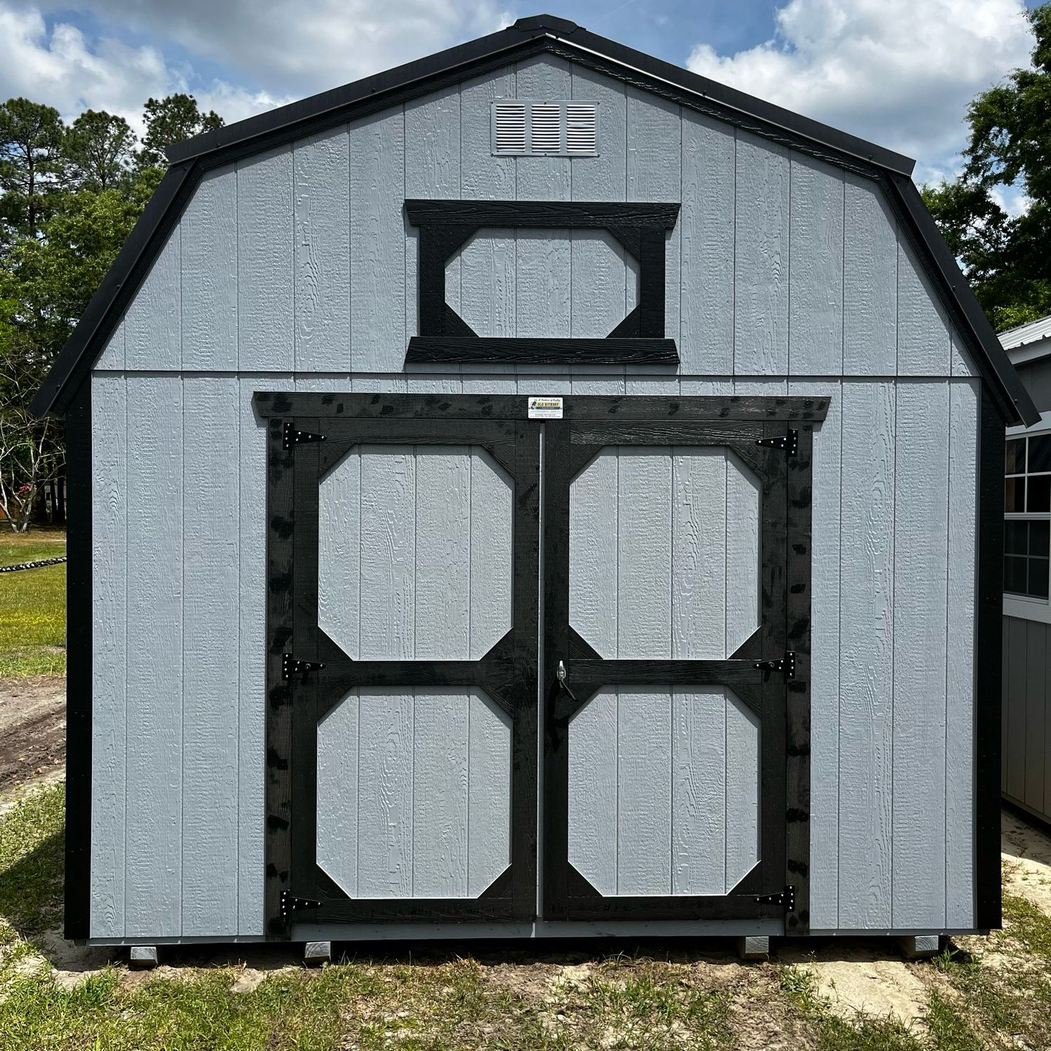 12x24 Lofted Barn - Front Entrance