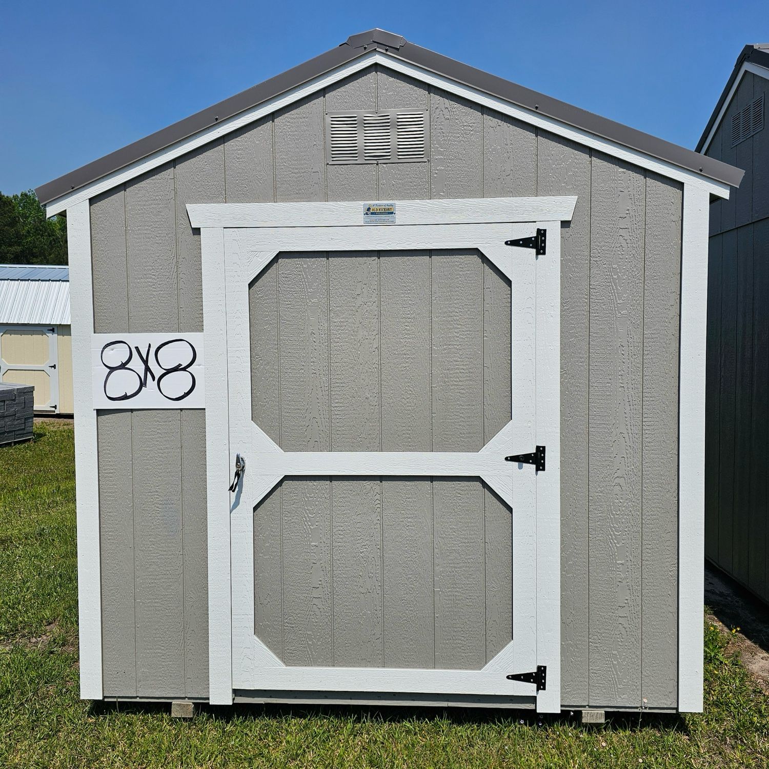 08x08 Utility Shed - Front Entrance 08x08 Utility Shed - Front Entrance