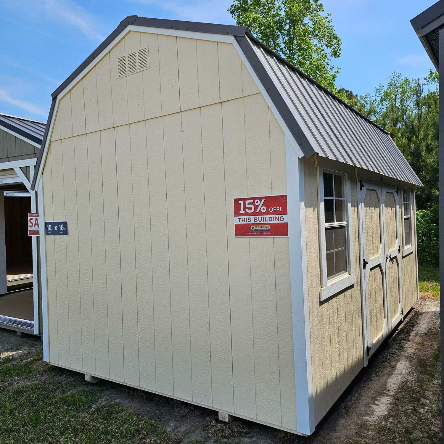 10x16 Lofted Barn - Side Entrance 10x16 Lofted Barn - Side Entrance