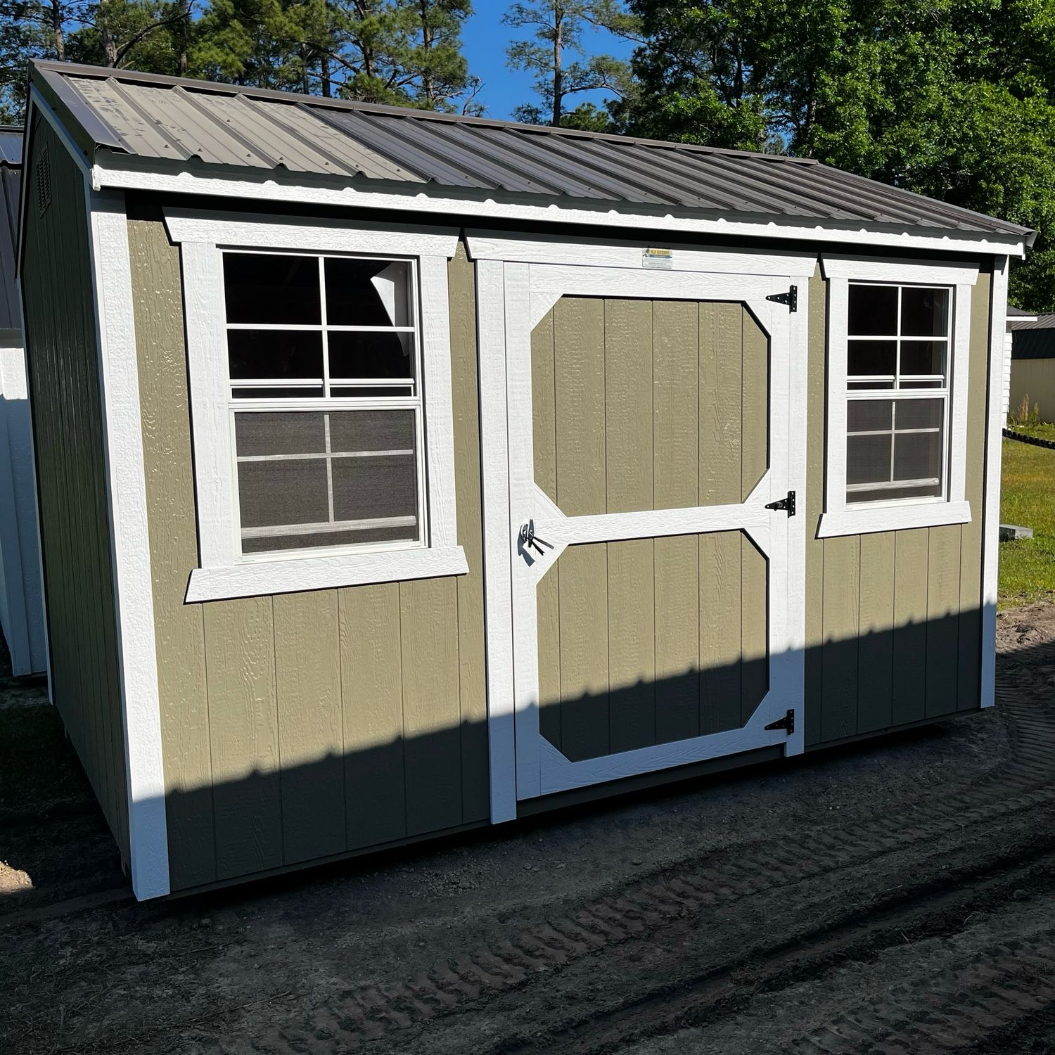 08x12 Utility Shed - Side Entrance