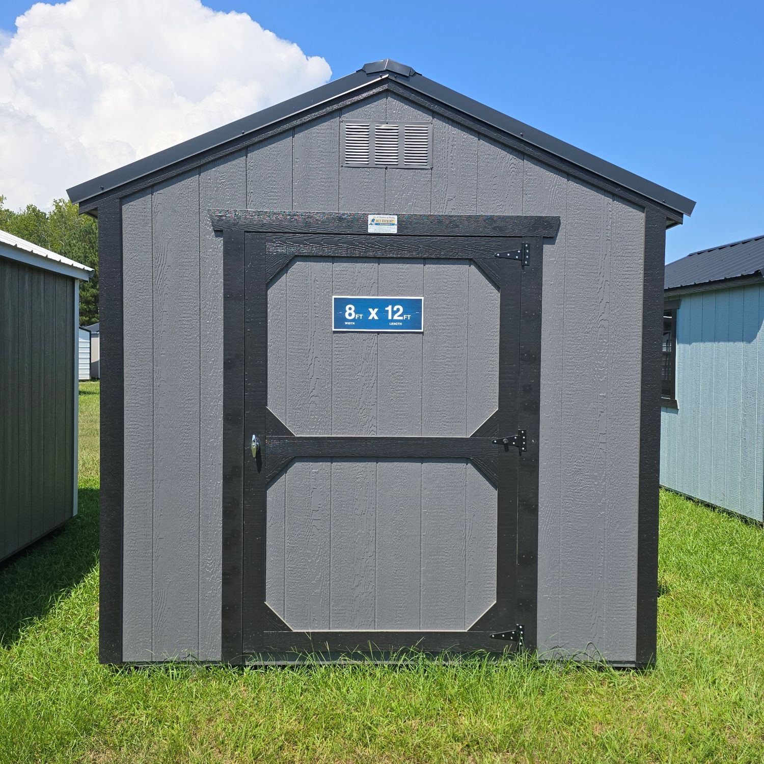 08x12 Utility Shed-Front Entrance 08x12 Utility Shed-Front Entrance