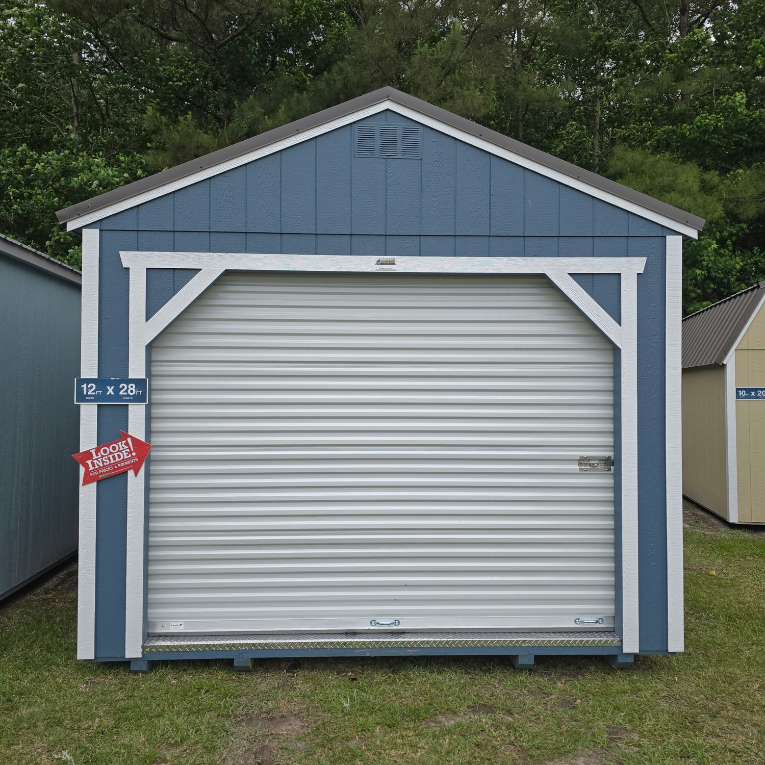 12x28 Utility Shed-Garage Package 12x28 Utility Shed-Garage Package