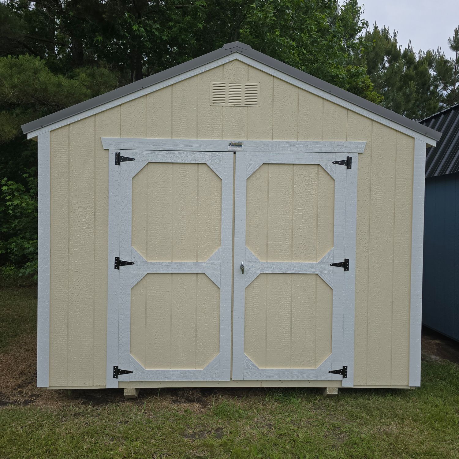10x12 Utility Shed-Front Entrance