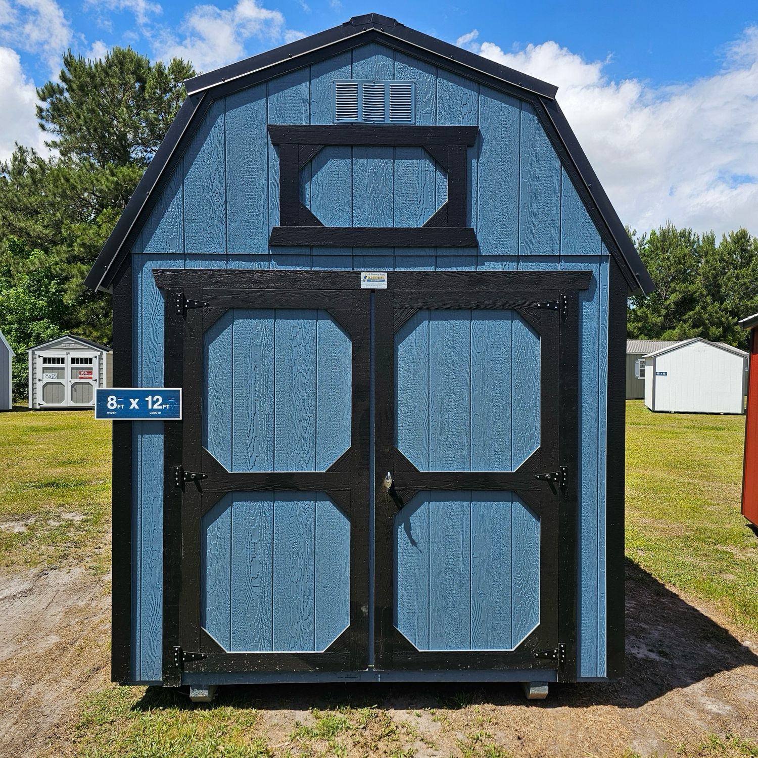 08x12 Lofted Barn - Front Entrance