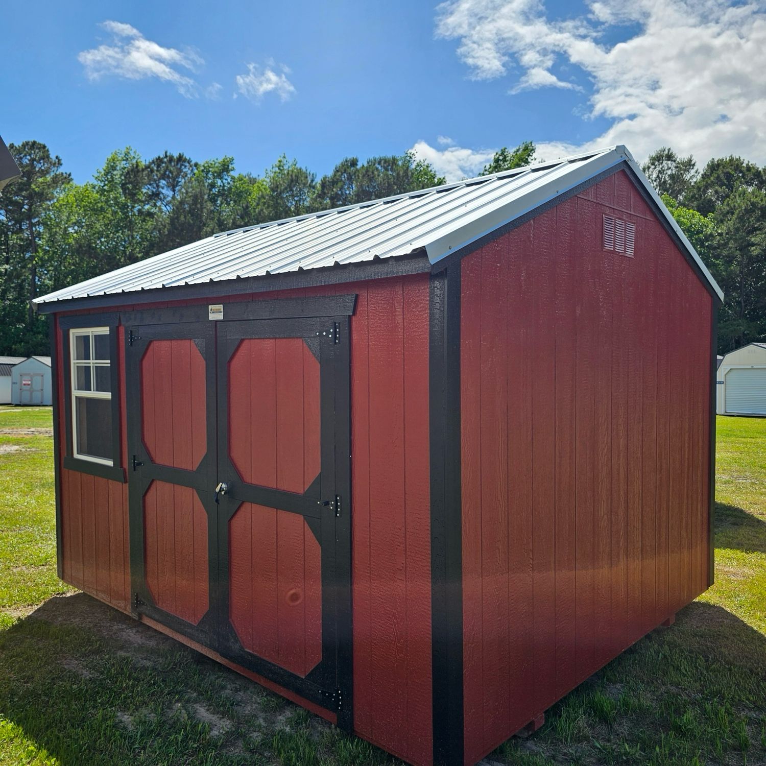 10x12 Utility Shed - Side Entrance