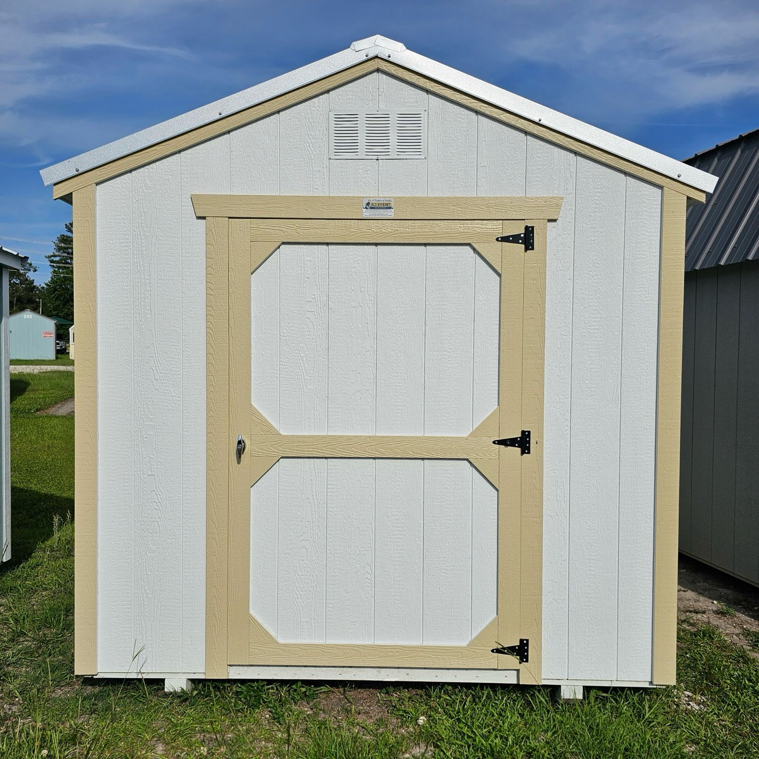 08x10 Utility Shed - Front Entrance