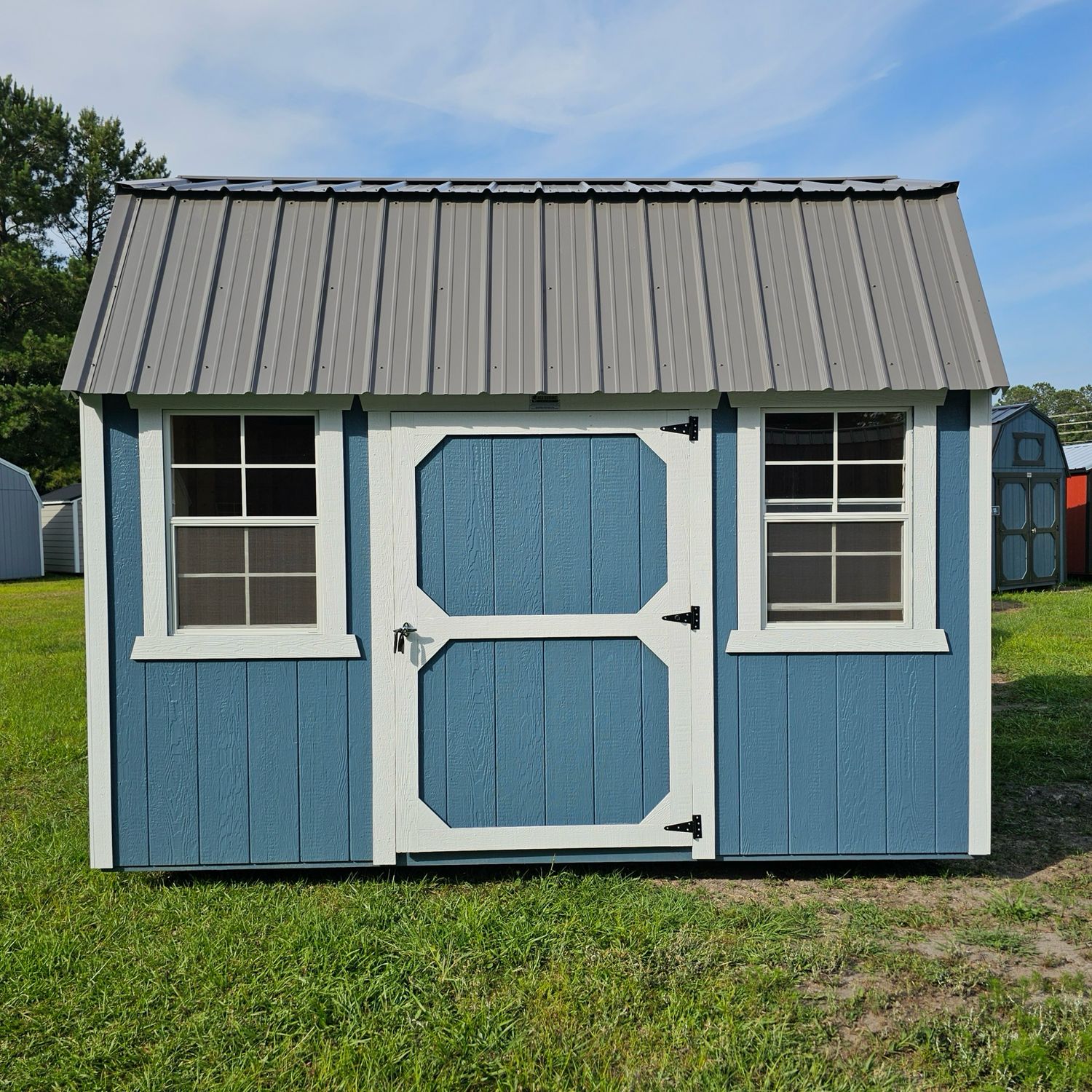 08x12 Lofted Barn - Side Entrance