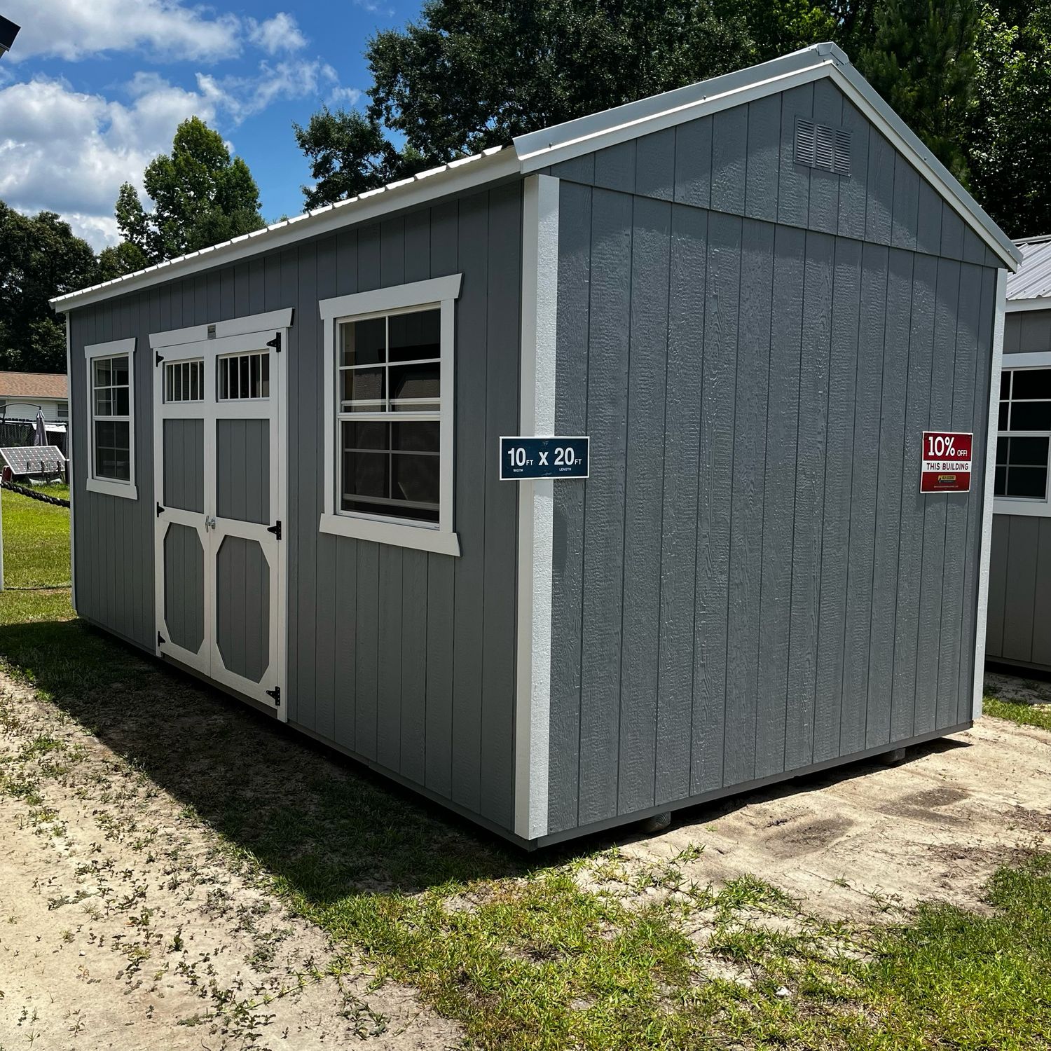 10x20 Utility Shed - Side Entrance 10x20 Utility Shed - Side Entrance