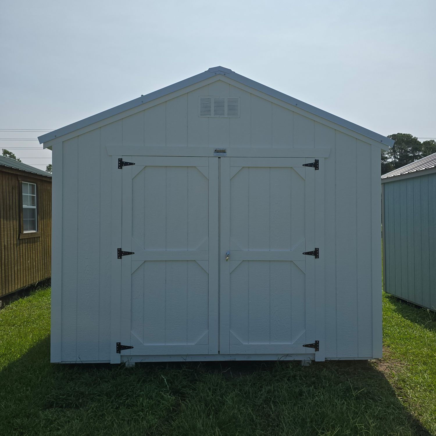 10x12 Utility Shed-Front Entrance