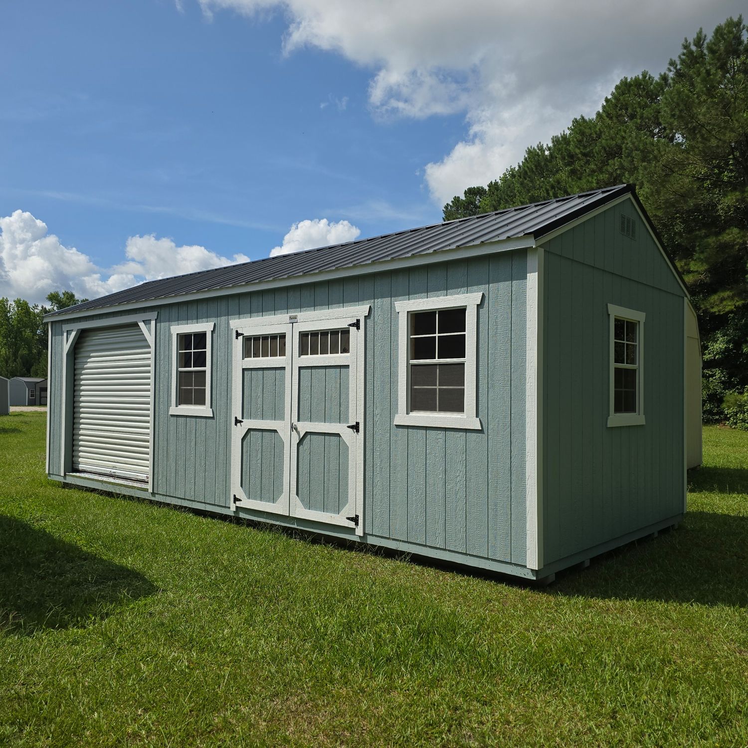 12x28 Utility Shed-Side Entrance