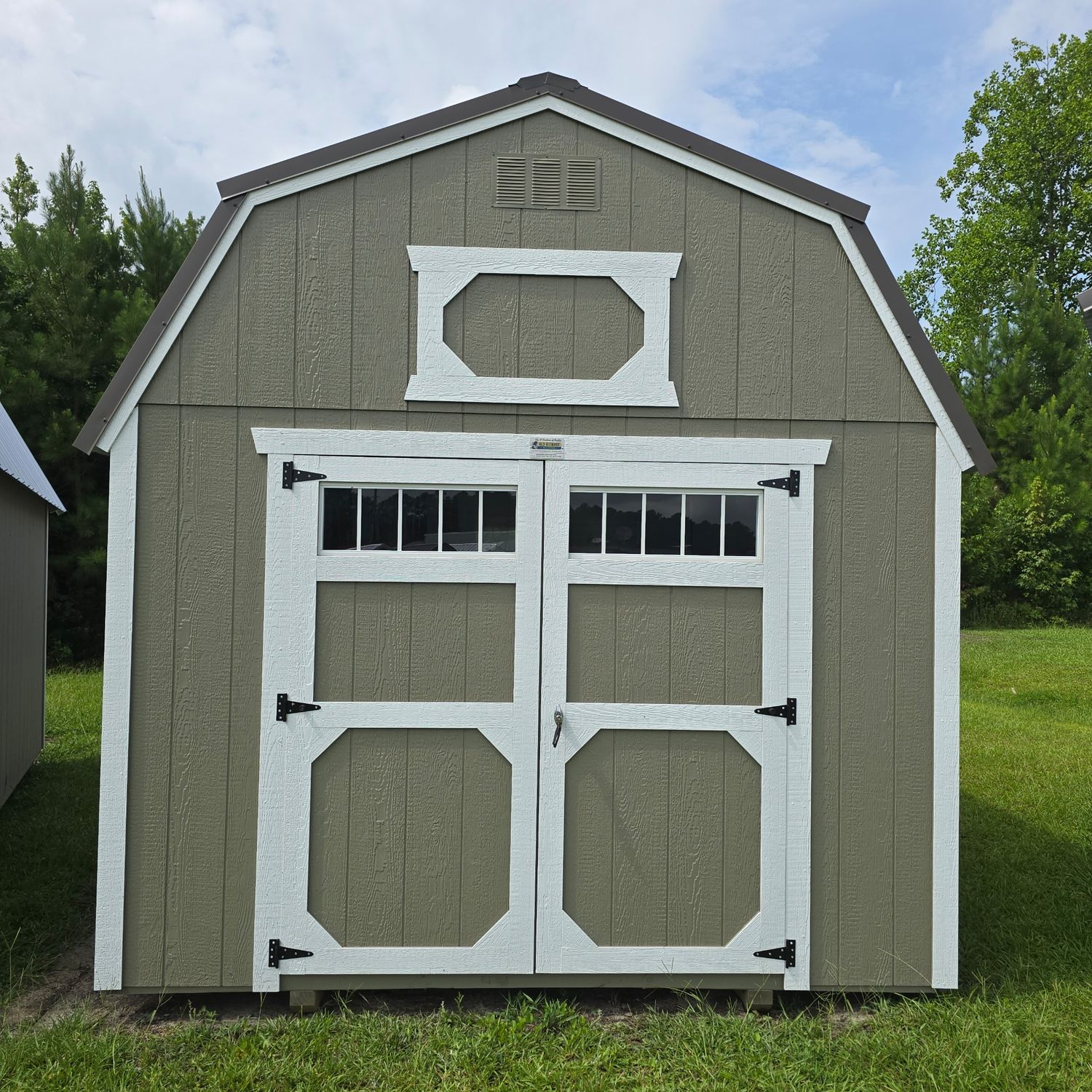 10x20 Lofted Barn-Front Entrance