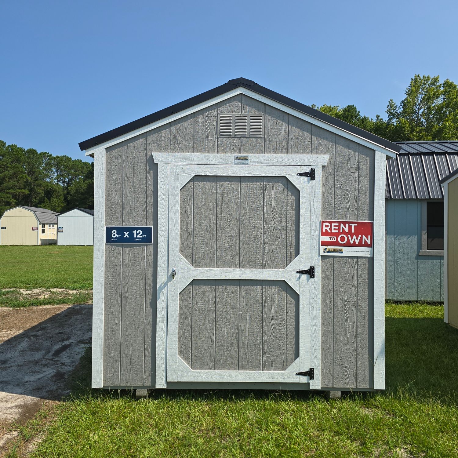 08x12 Utility Shed-Front Entrance 08x12 Utility Shed-Front Entrance