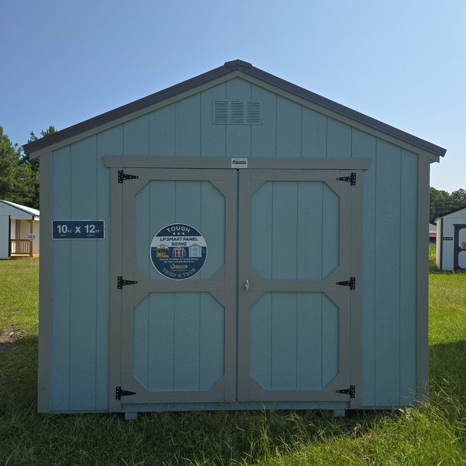 10x12 Utility Shed-Front Entrance 10x12 Utility Shed-Front Entrance