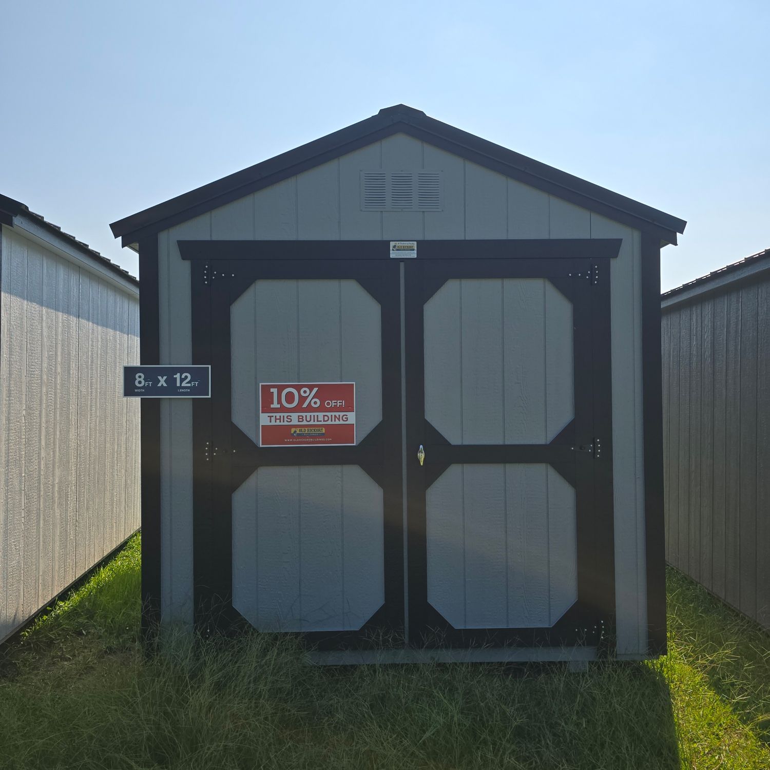 08x12 Utility Shed-Front Entrance 08x12 Utility Shed-Front Entrance