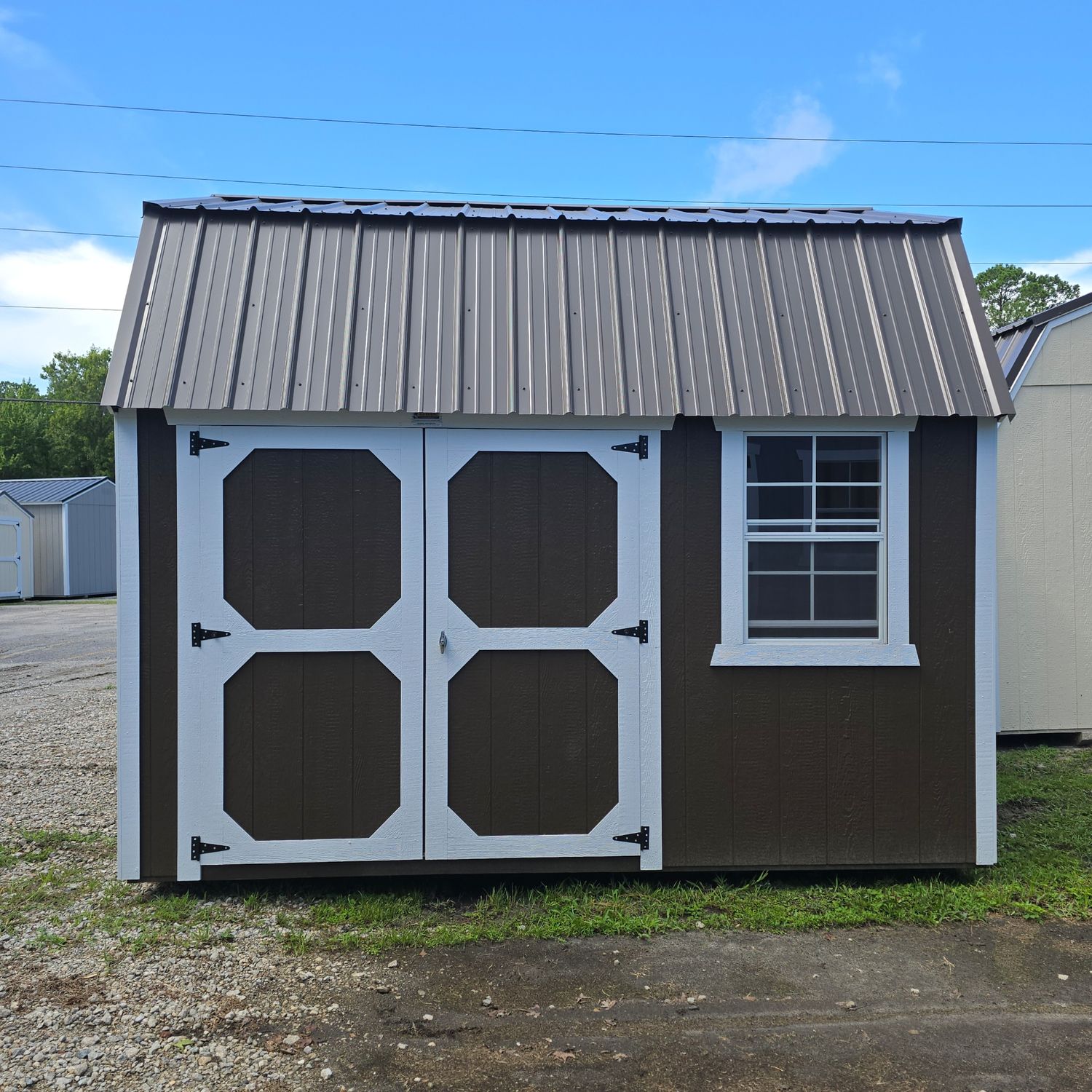 10x12 Lofted Barn-Side Entrance