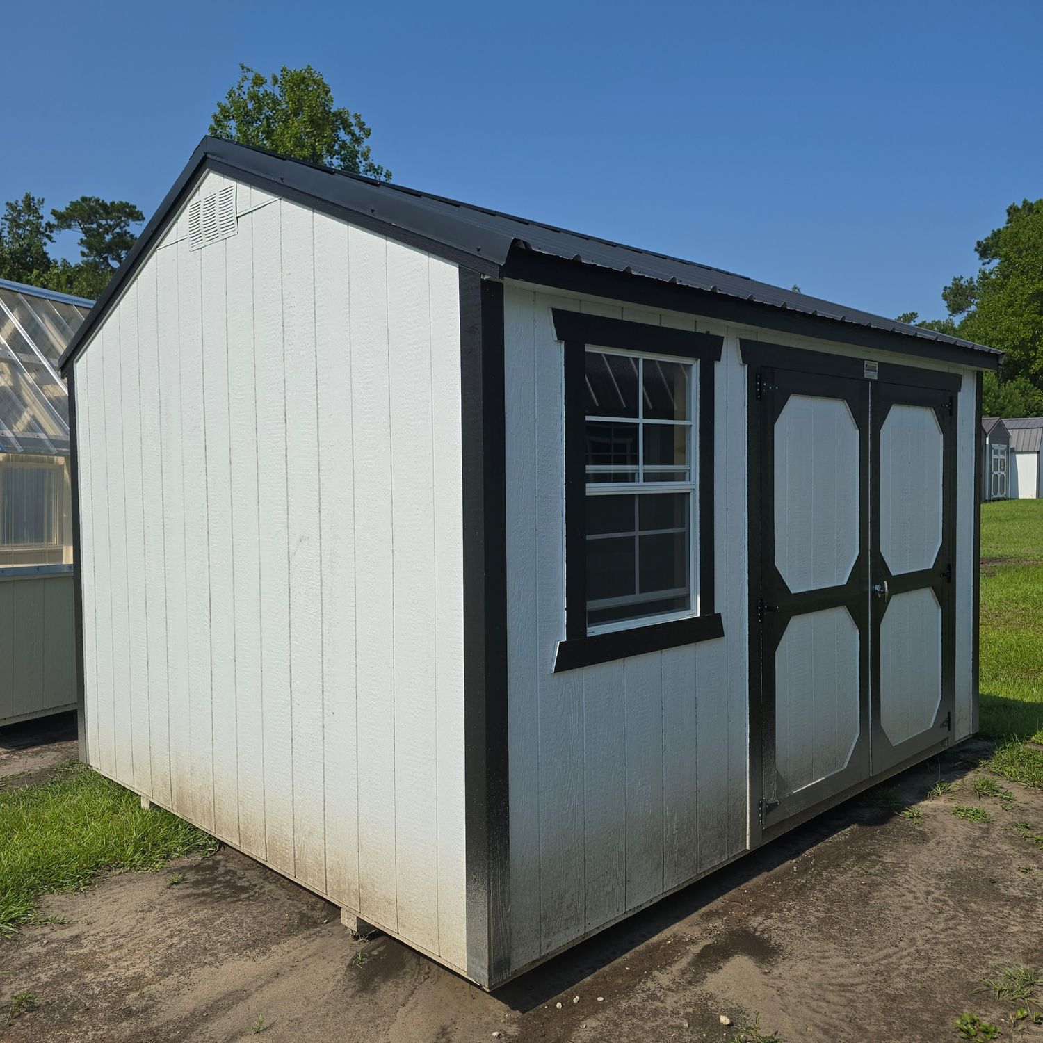 10x12 Utility Shed-Side Entrance