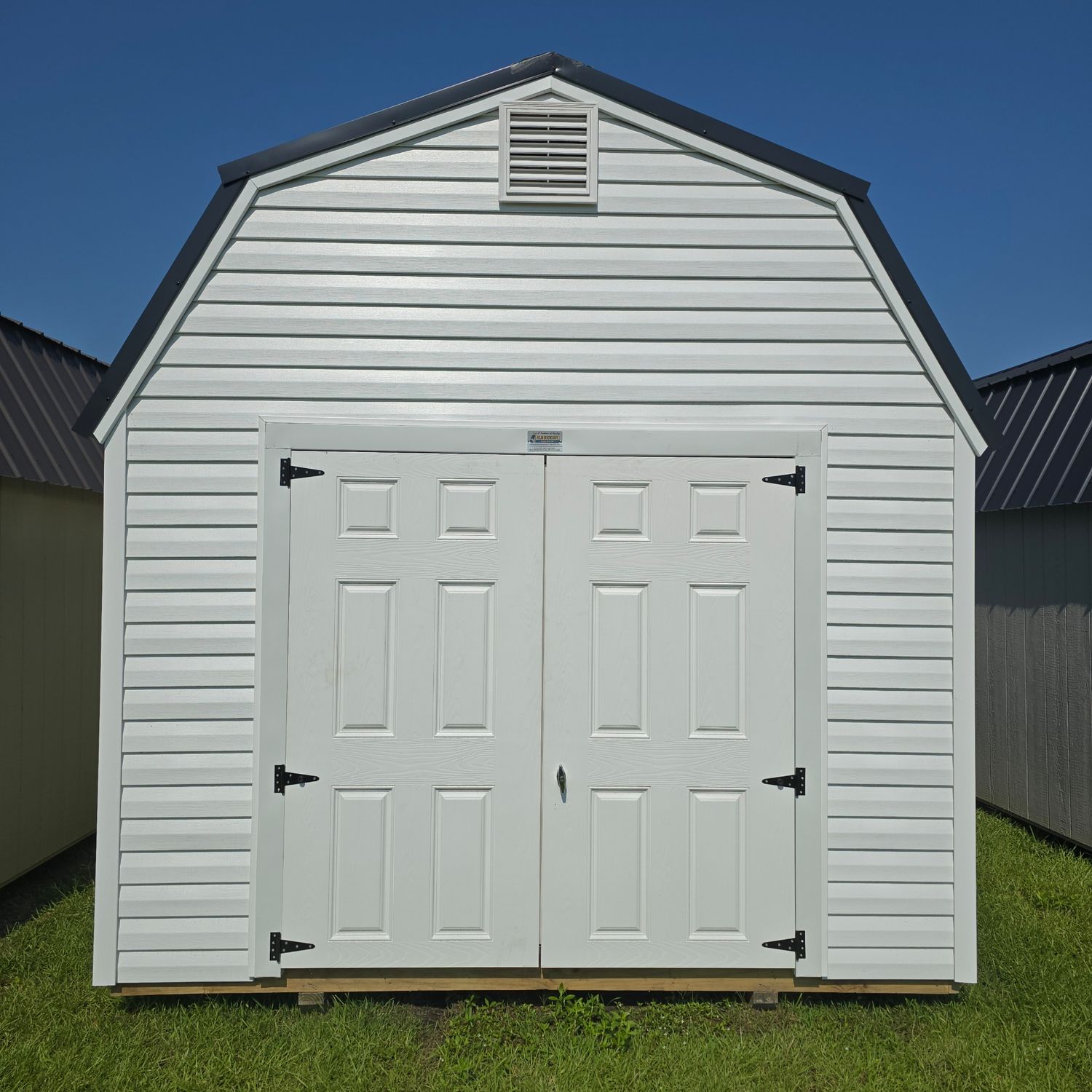 10x16 Lofted Barn-Front Entrance