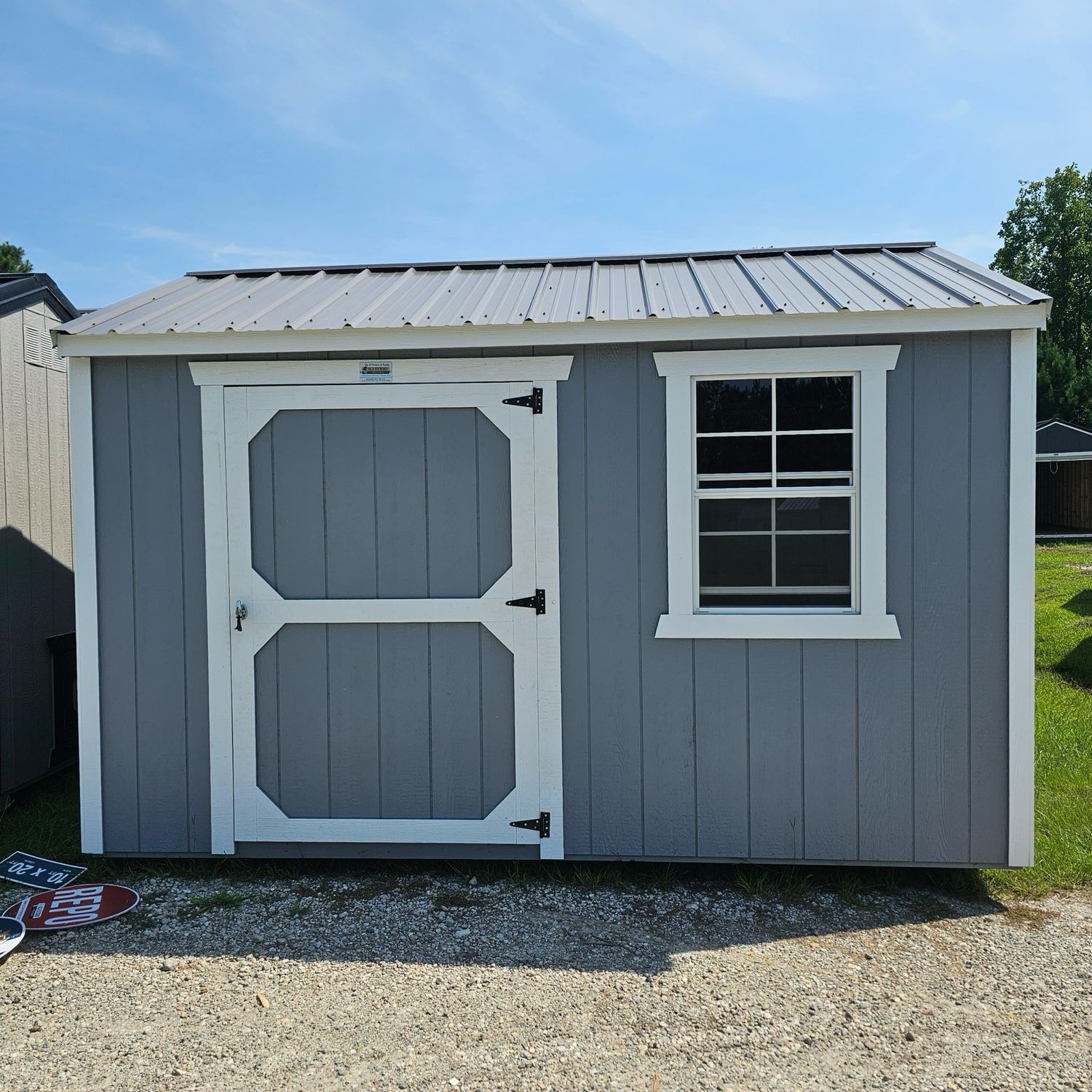 08x12 Utility Shed - Side Entrance