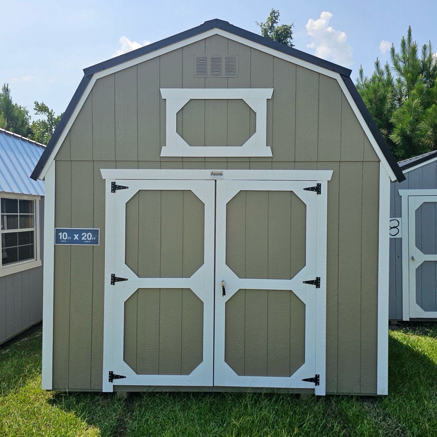10x20 Lofted Barn - Front Entrance 10x20 Lofted Barn - Front Entrance