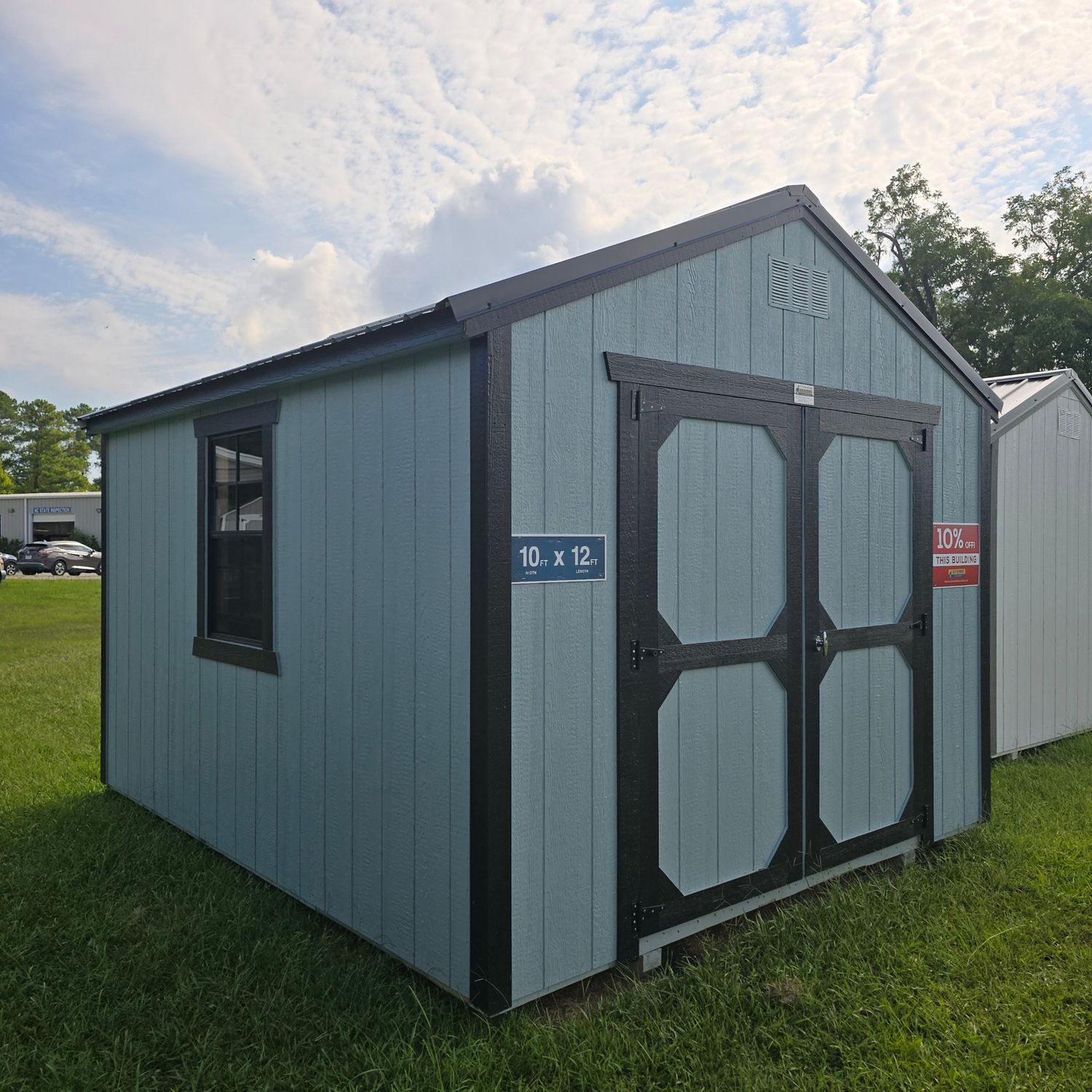 10x12 Utility Shed-Front Entrance 10x12 Utility Shed-Front Entrance
