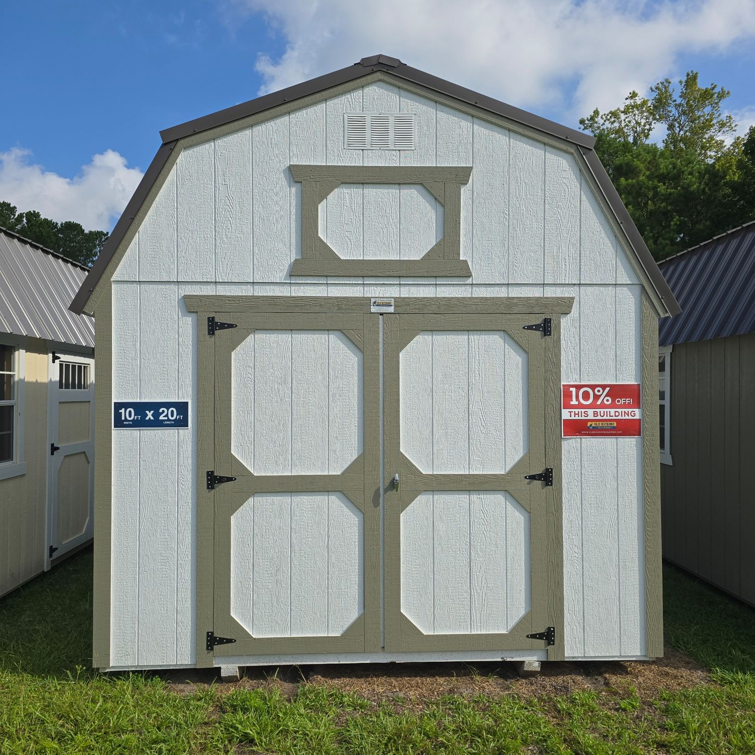10x20 Lofted Barn-Front Entrance 10x20 Lofted Barn-Front Entrance