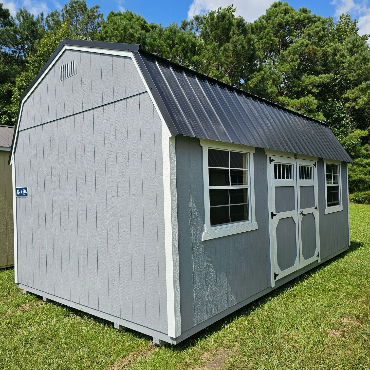 12x20 Lofted Barn - Side Entrance