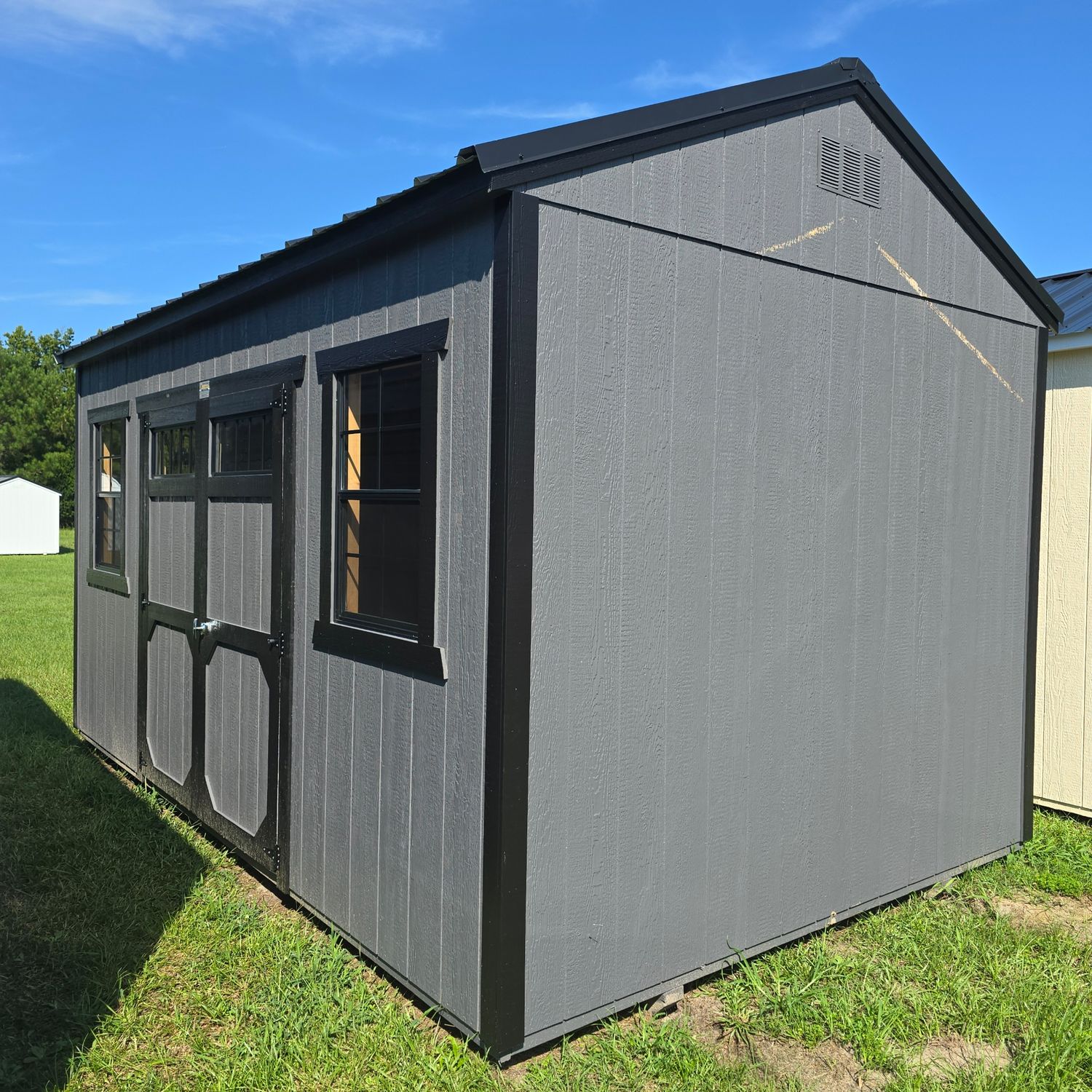 10x16 Utility Shed-Side Entrance