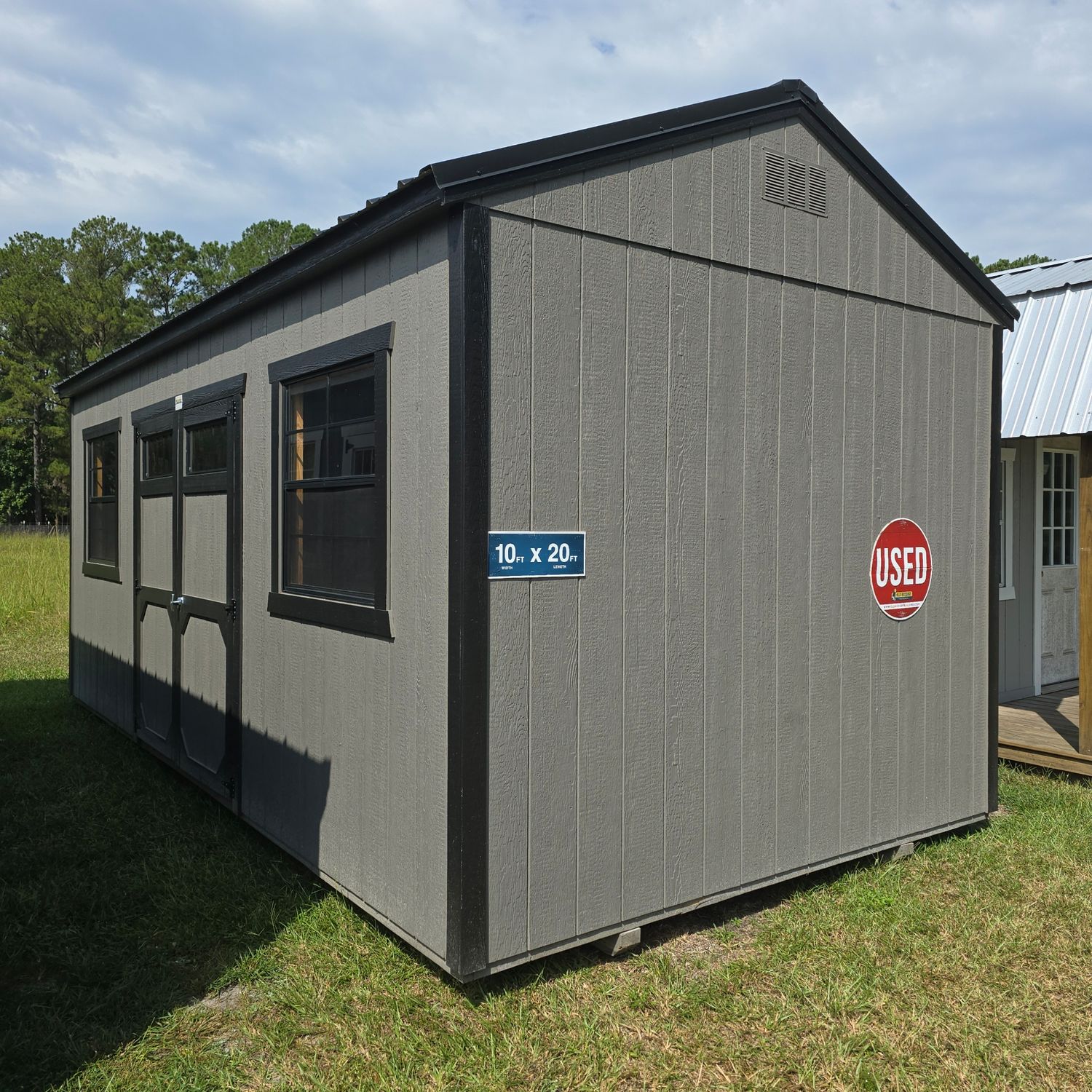 10x20 Utility Shed-Side Entrance 