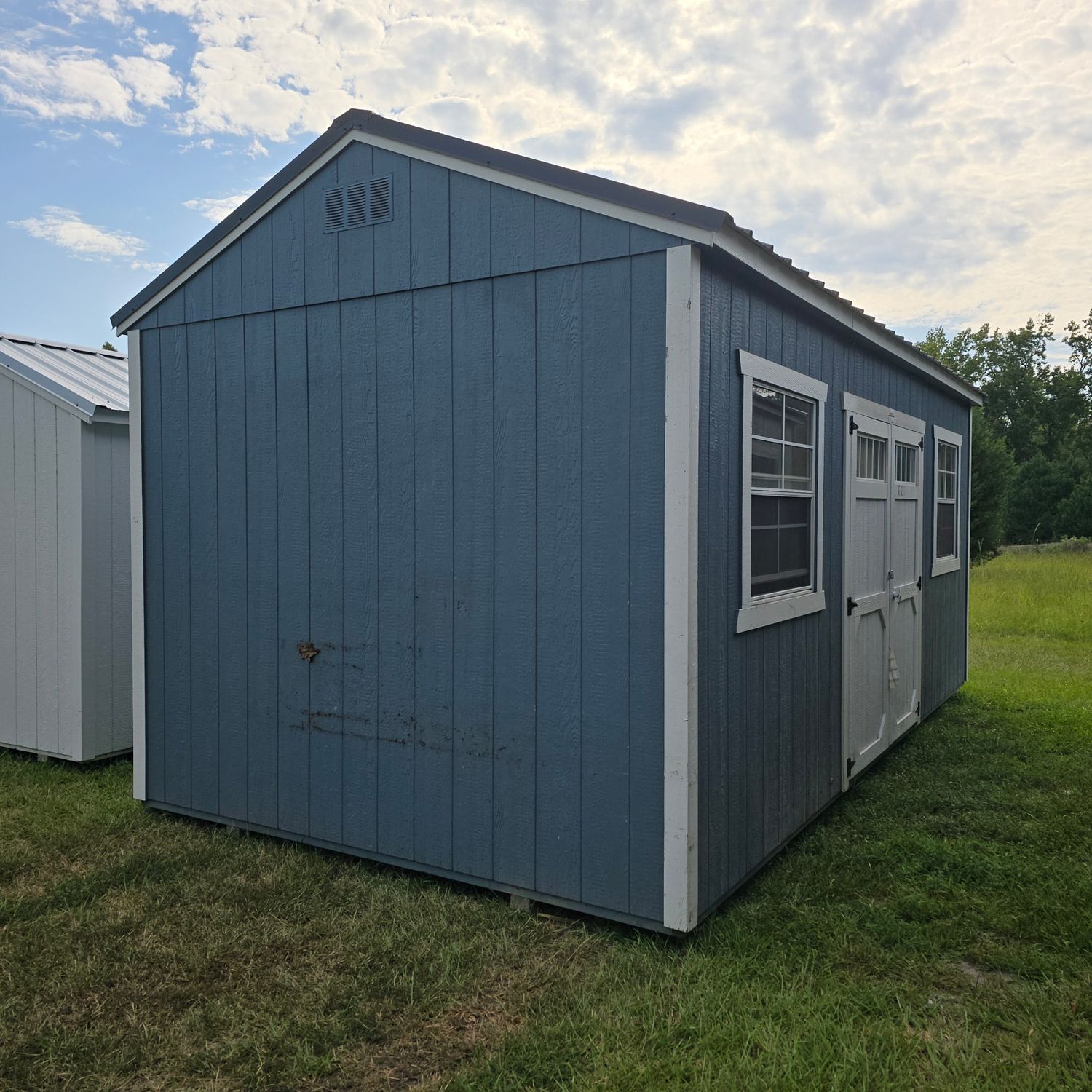 10x20  Utility Shed-Side Entrance 