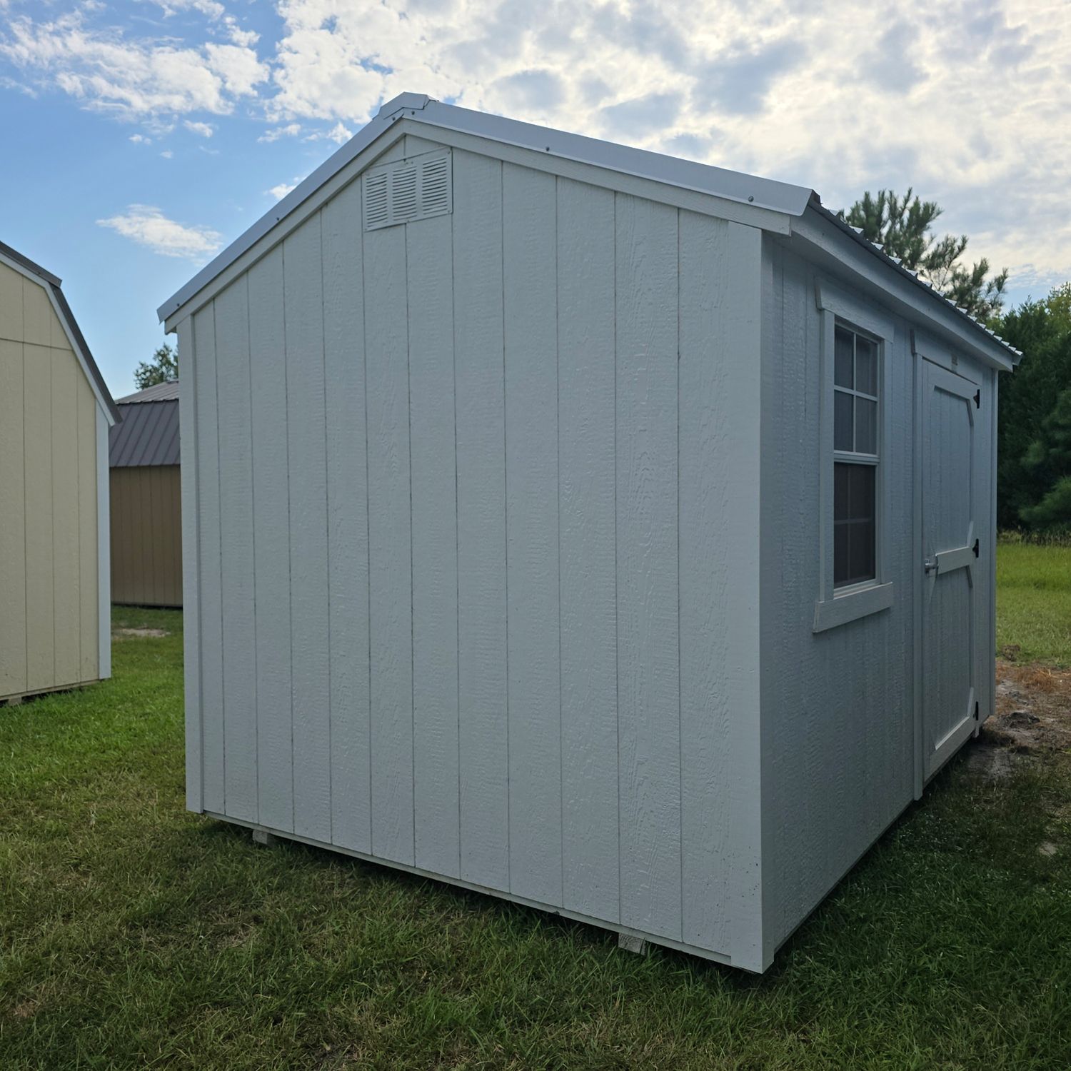 08x12 Utility Shed-Side Entrance 