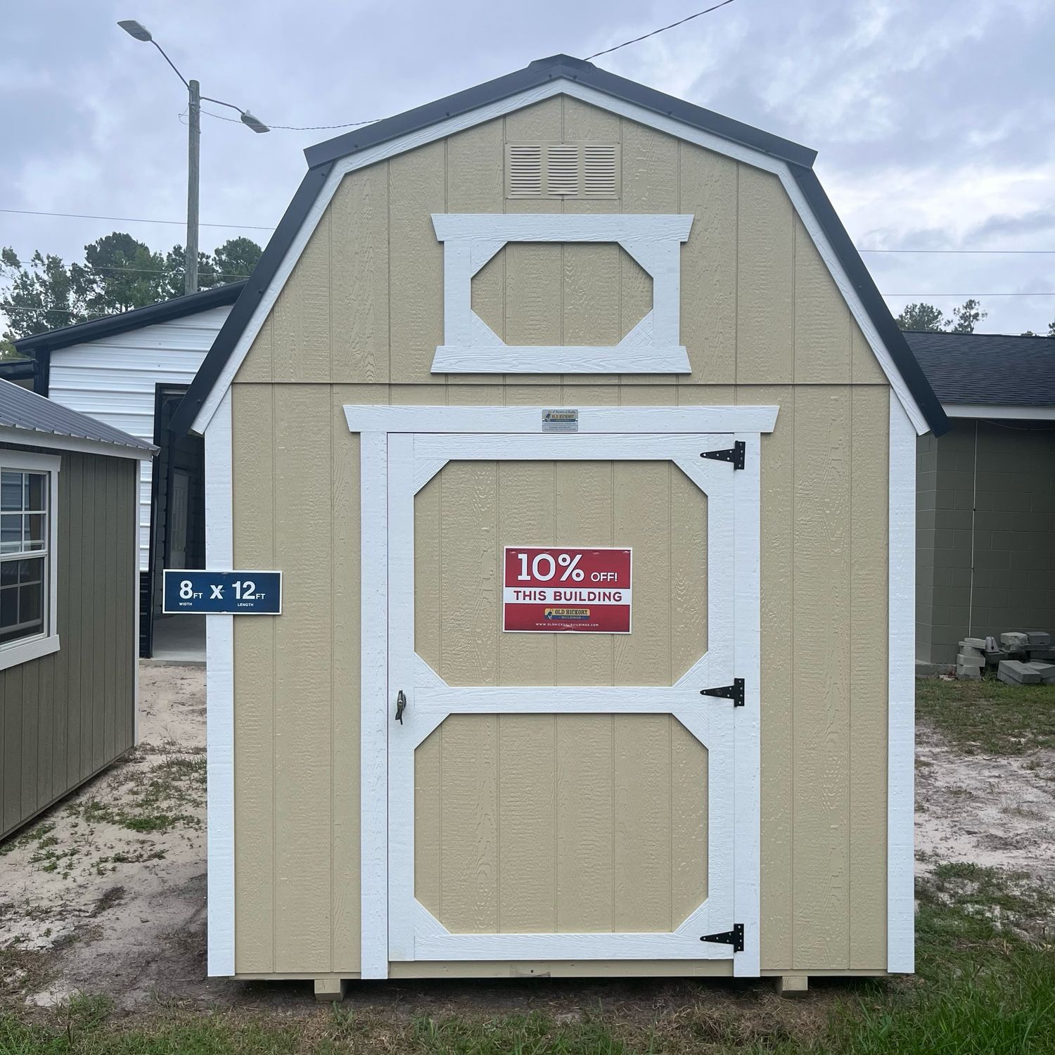 08x12 Lofted Barn - Side Entrance
