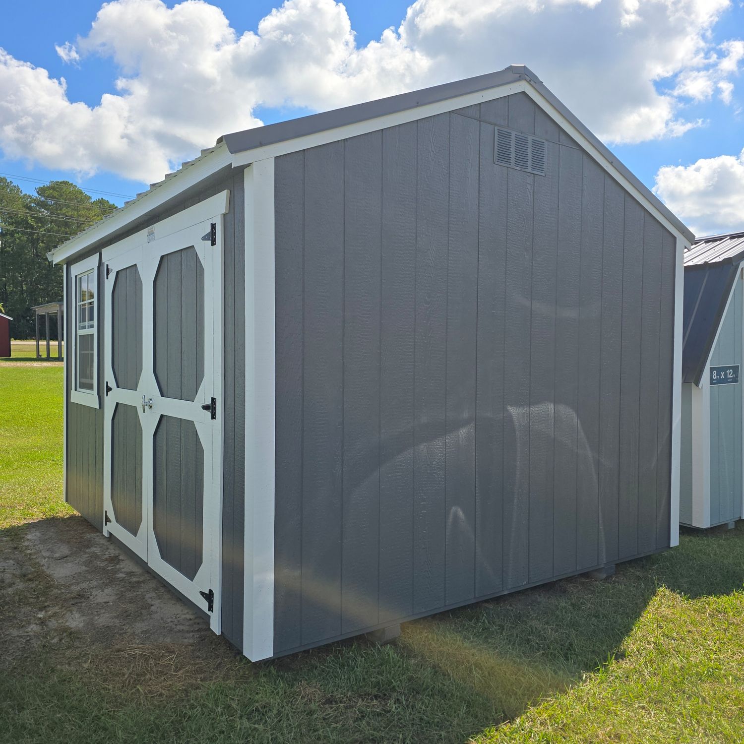 10x12 Utility Shed-Side Entrance