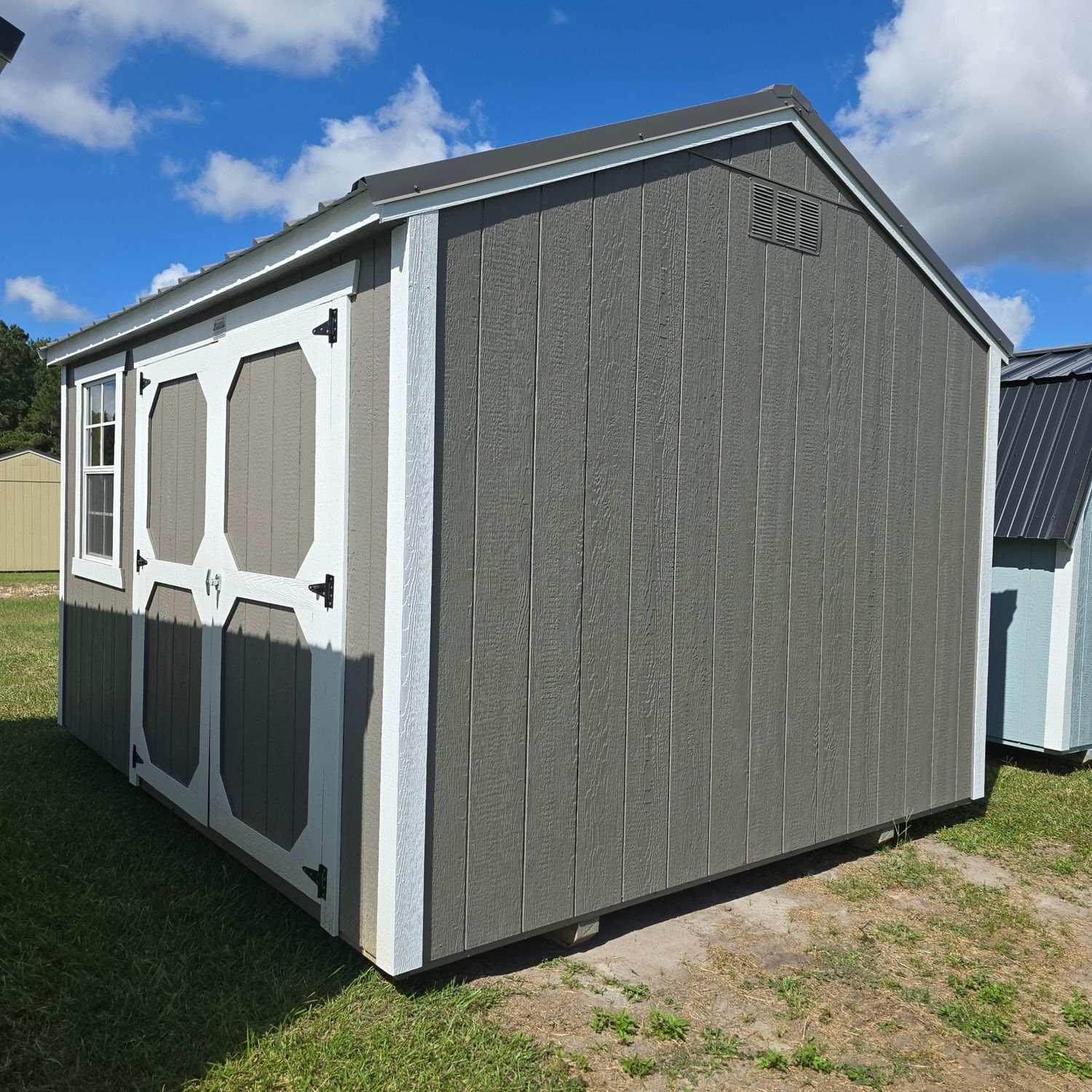 10x12 Utility Shed-Side Entrance
