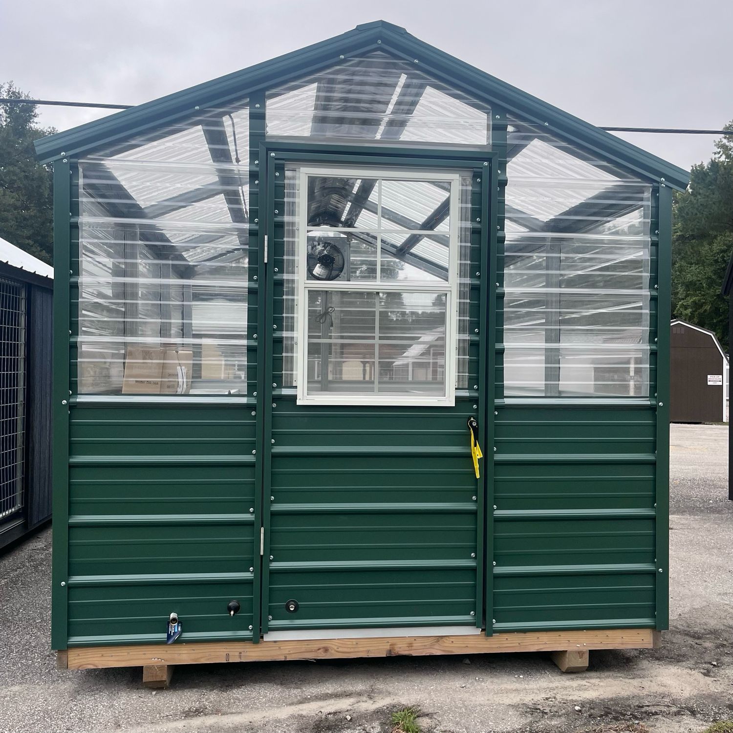 8x12 Vertical Roof Greenhouse