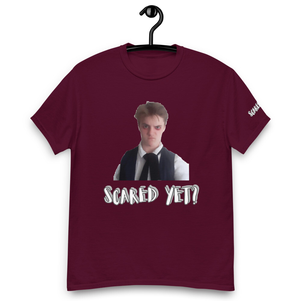Connor &quot;Scared Yet?&quot; Purple - Men&#39;s tee 