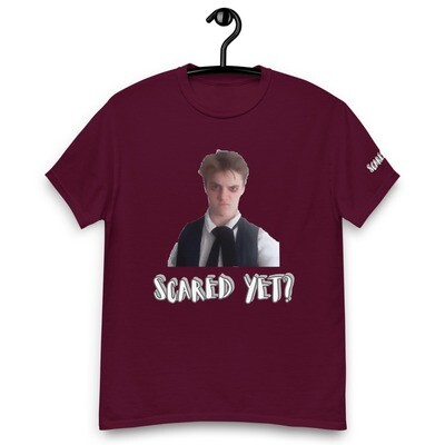 Connor &quot;Scared Yet?&quot; Purple - Men&#39;s tee 