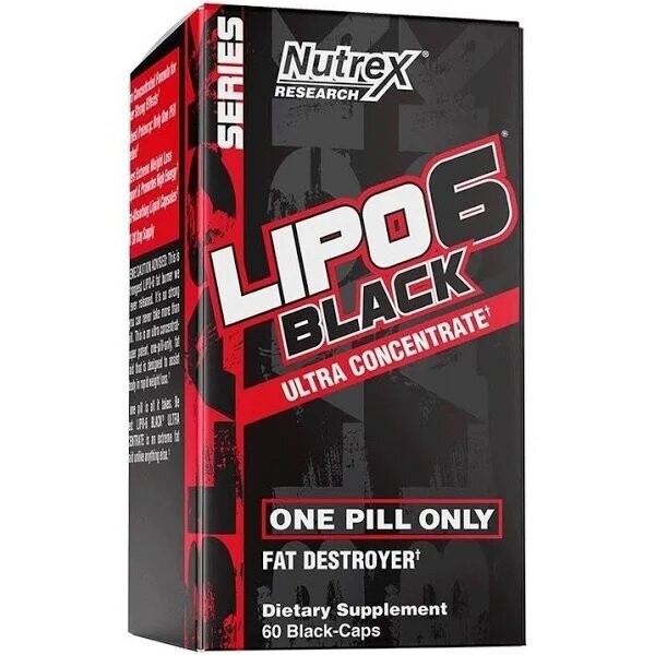 Nutrex Lipo 6 Black Ultra Concentrate  60 Cap