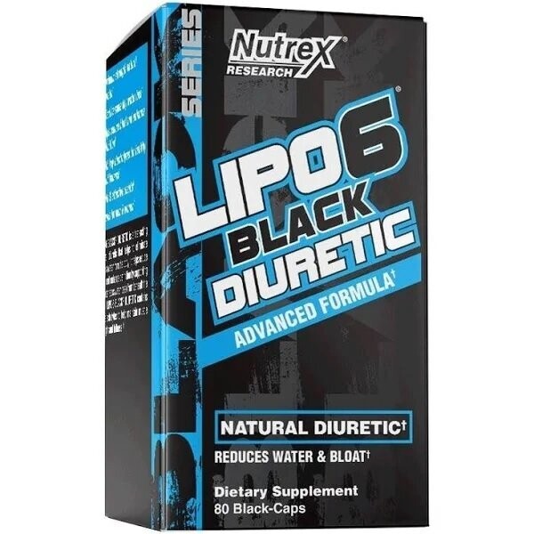 Nutrex Lipo 6 Black Diuretic 80 Cap